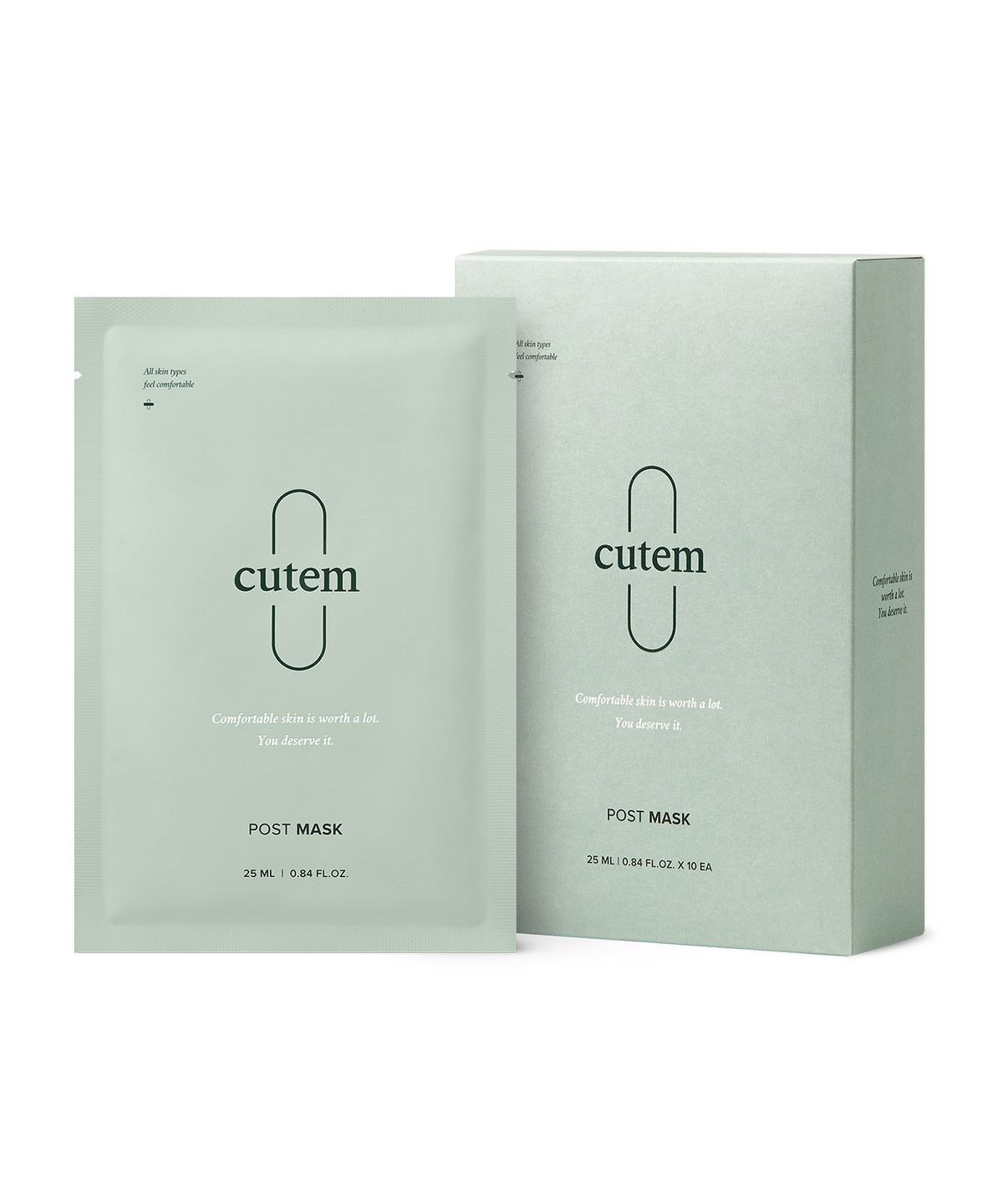 큐템(CUTEM) 포스트 마스크 세트(10ea)