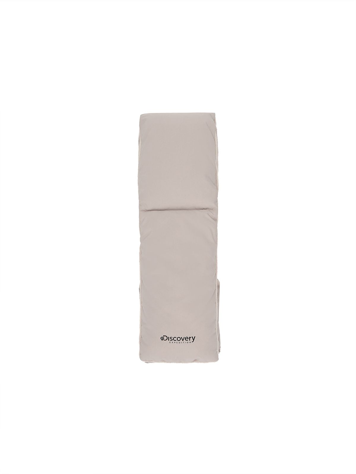 디스커버리 익스페디션(DISCOVERY EXPEDITION) 레스터 로고프린트 패딩 머플러 (BEIGE2)