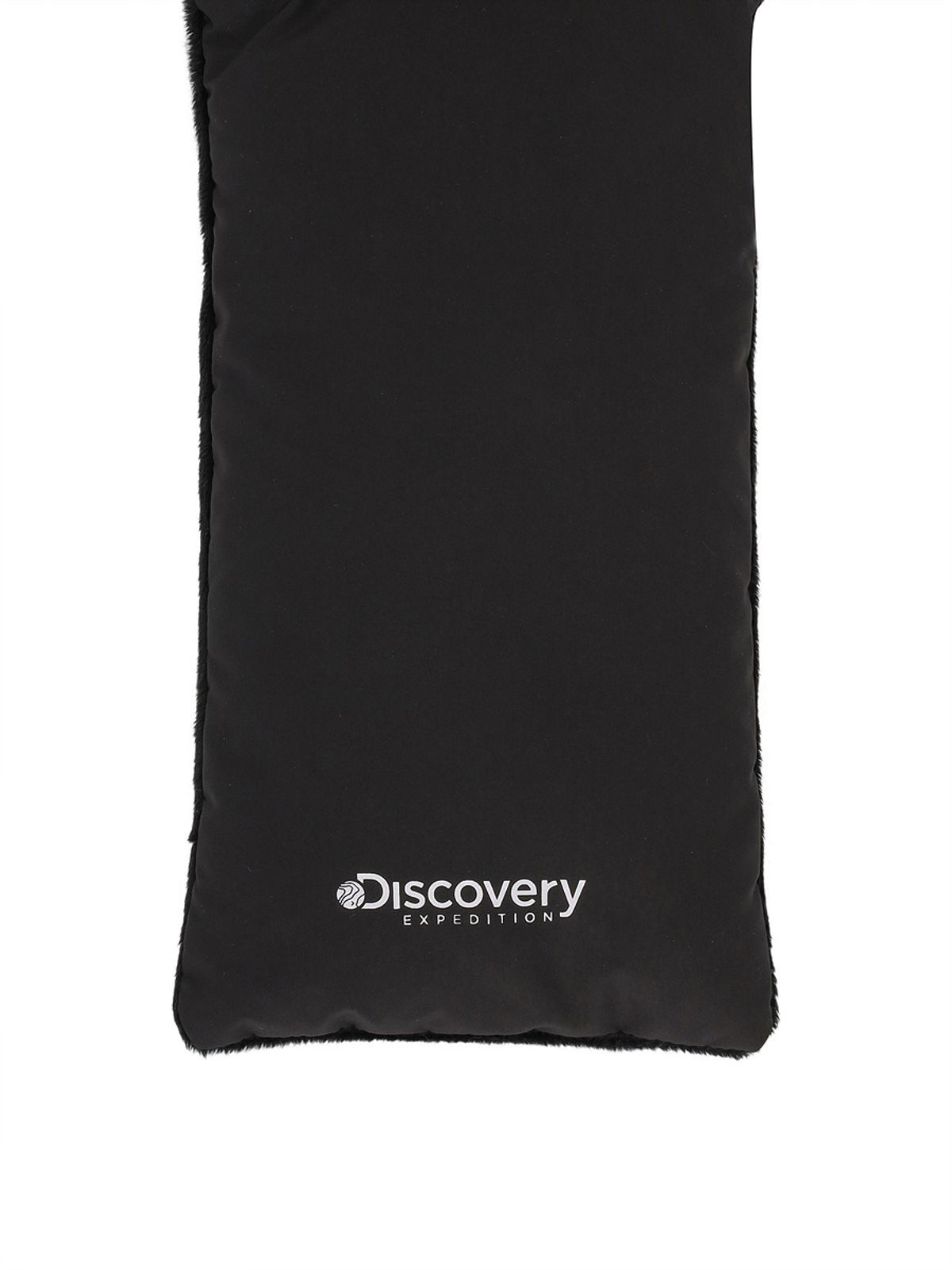 디스커버리 익스페디션(DISCOVERY EXPEDITION) 레스터 로고프린트 패딩 머플러 (BLACK)