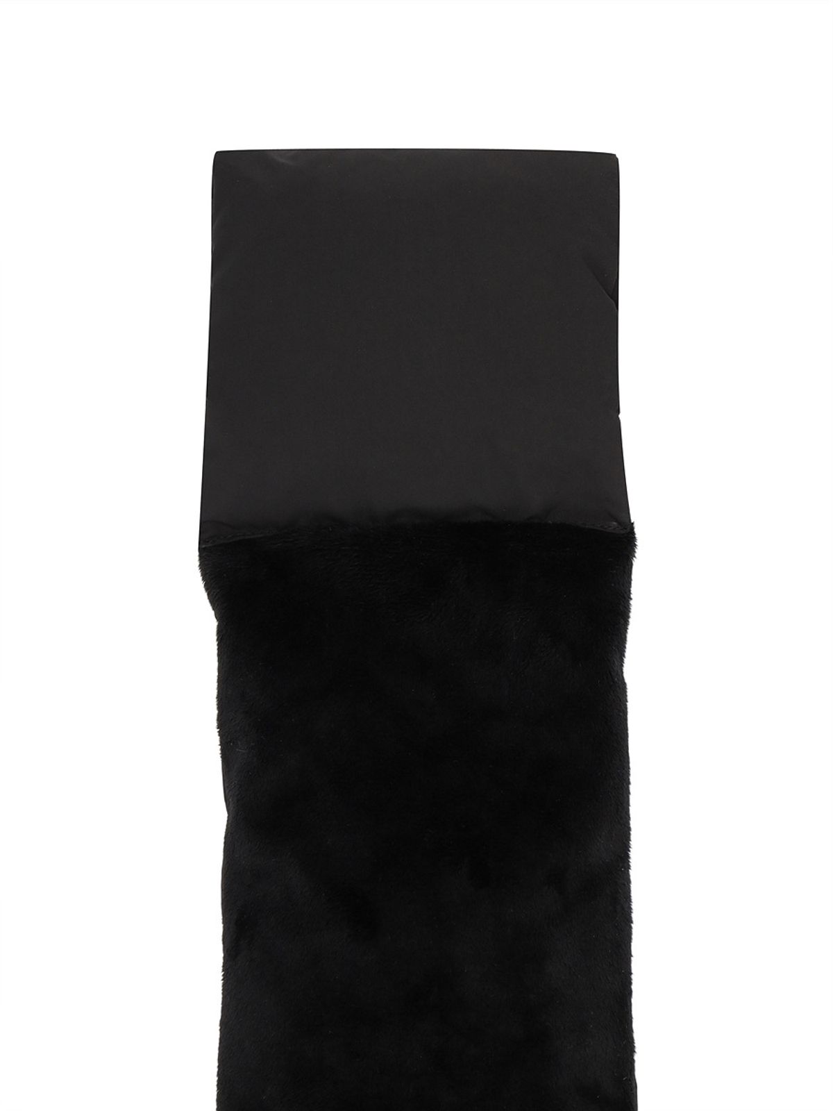 디스커버리 익스페디션(DISCOVERY EXPEDITION) 레스터 로고프린트 패딩 머플러 (BLACK)