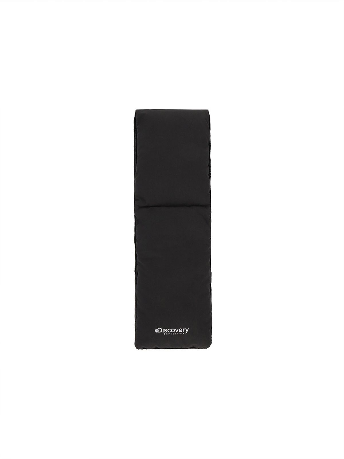 디스커버리 익스페디션(DISCOVERY EXPEDITION) 레스터 로고프린트 패딩 머플러 (BLACK)