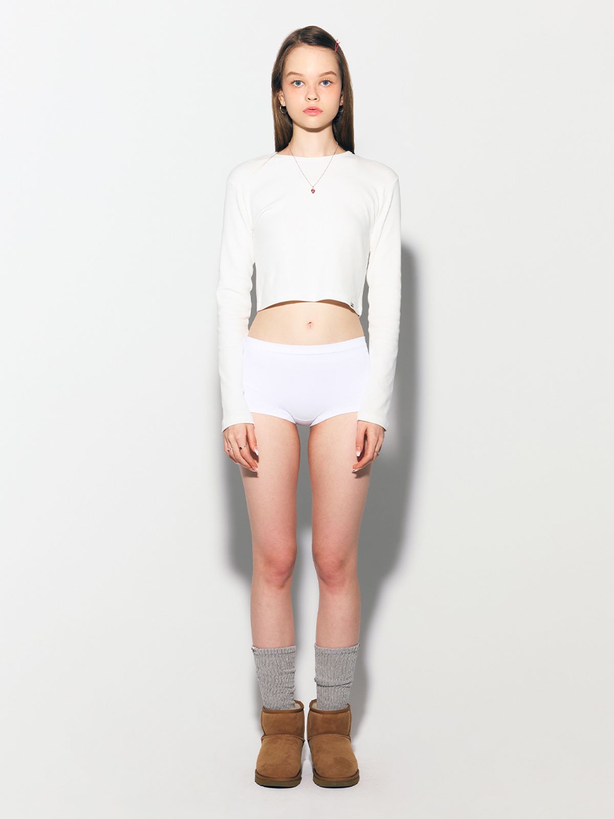 에즈이프 캘리(ASIF CALIE) CALIE GURLS KNEE SOCKS GRAY