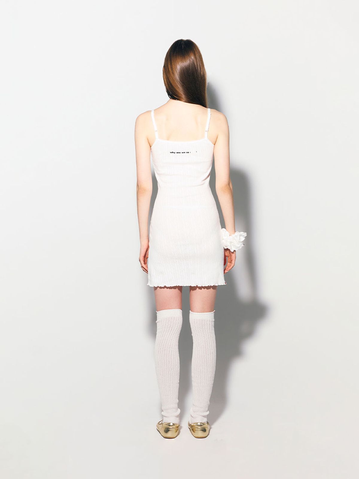 에즈이프 캘리(ASIF CALIE) LOVE GURLS LONG SLEEVELESS WHITE