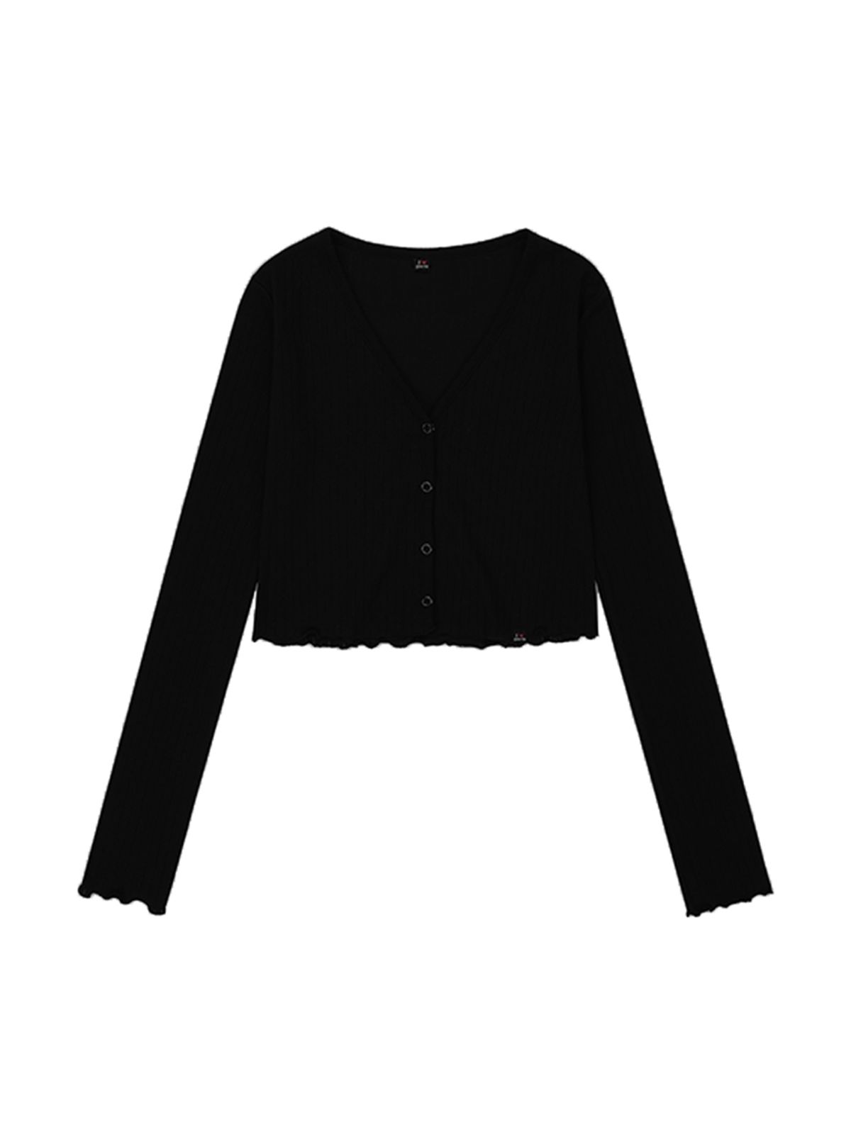 에즈이프 캘리(ASIF CALIE) GURLS BASIC CARDIGAN BLACK