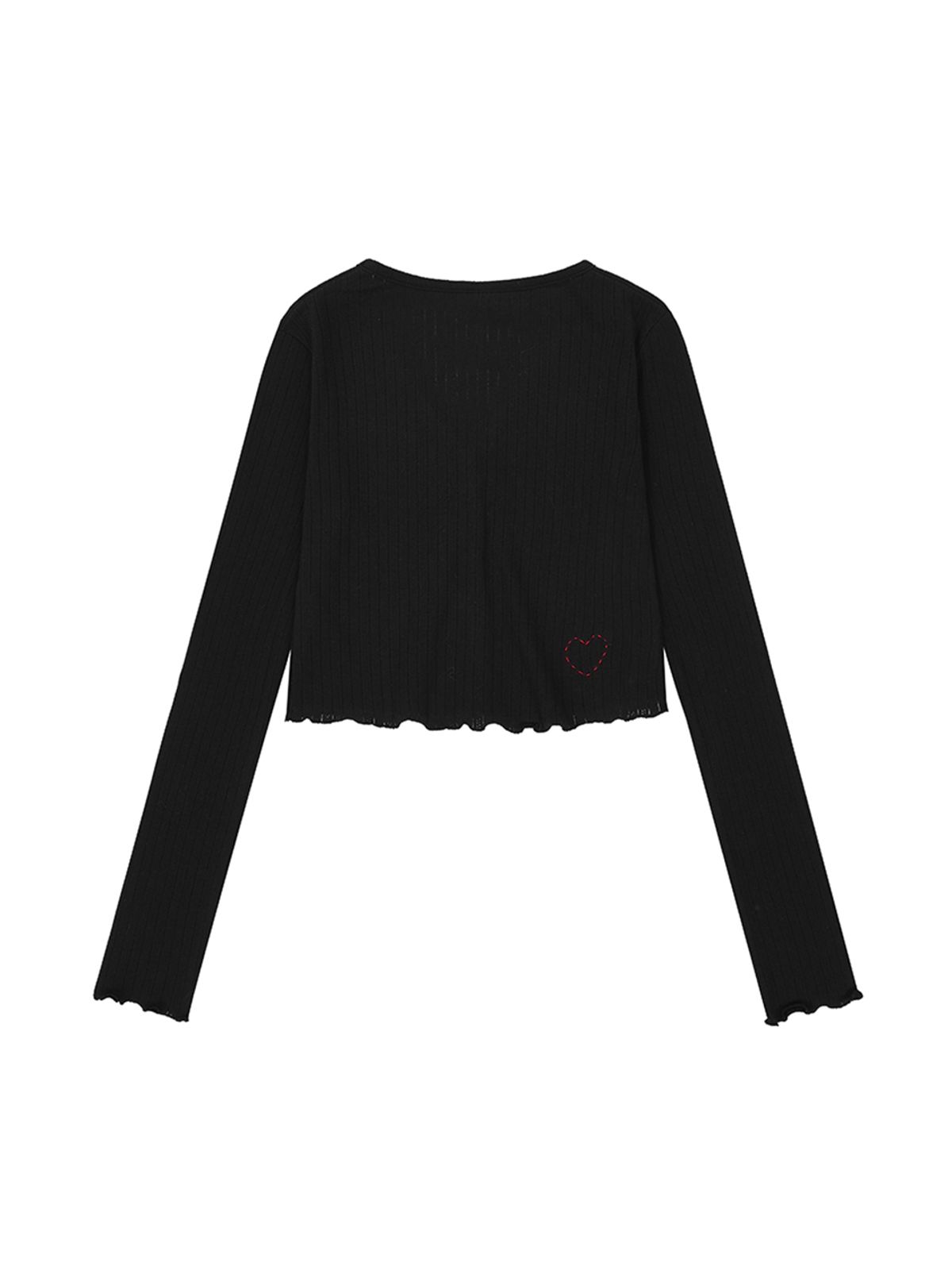 에즈이프 캘리(ASIF CALIE) GURLS BASIC CARDIGAN BLACK