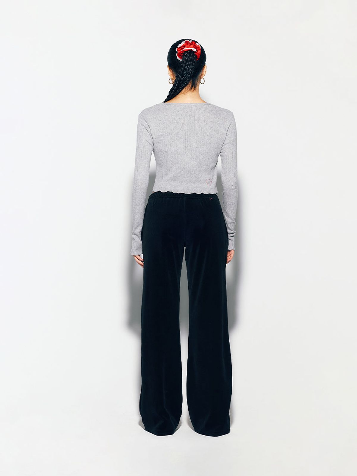 에즈이프 캘리(ASIF CALIE) GURLS BASIC CARDIGAN GRAY