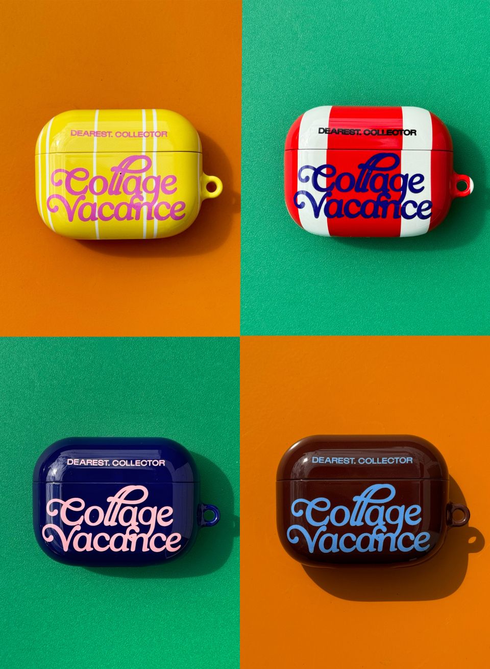 MUSINSA公式 | COLLAGEVACANCE Vintage Lettering Logo AirPods Case