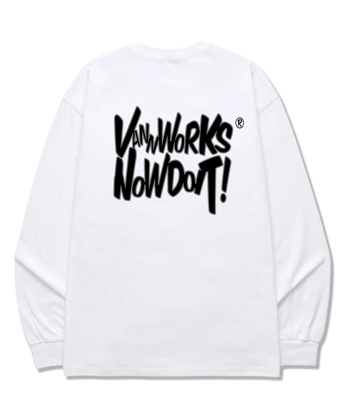 밴웍스(VANNWORKS) NOW DOIT OUTLINE 롱슬리브 (VLS0084) 화이트