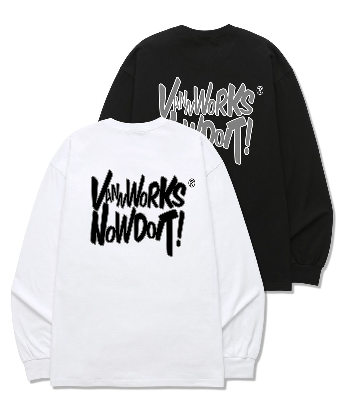 밴웍스(VANNWORKS) NOW DOIT OUTLINE 롱슬리브 (VLS0084) 화이트
