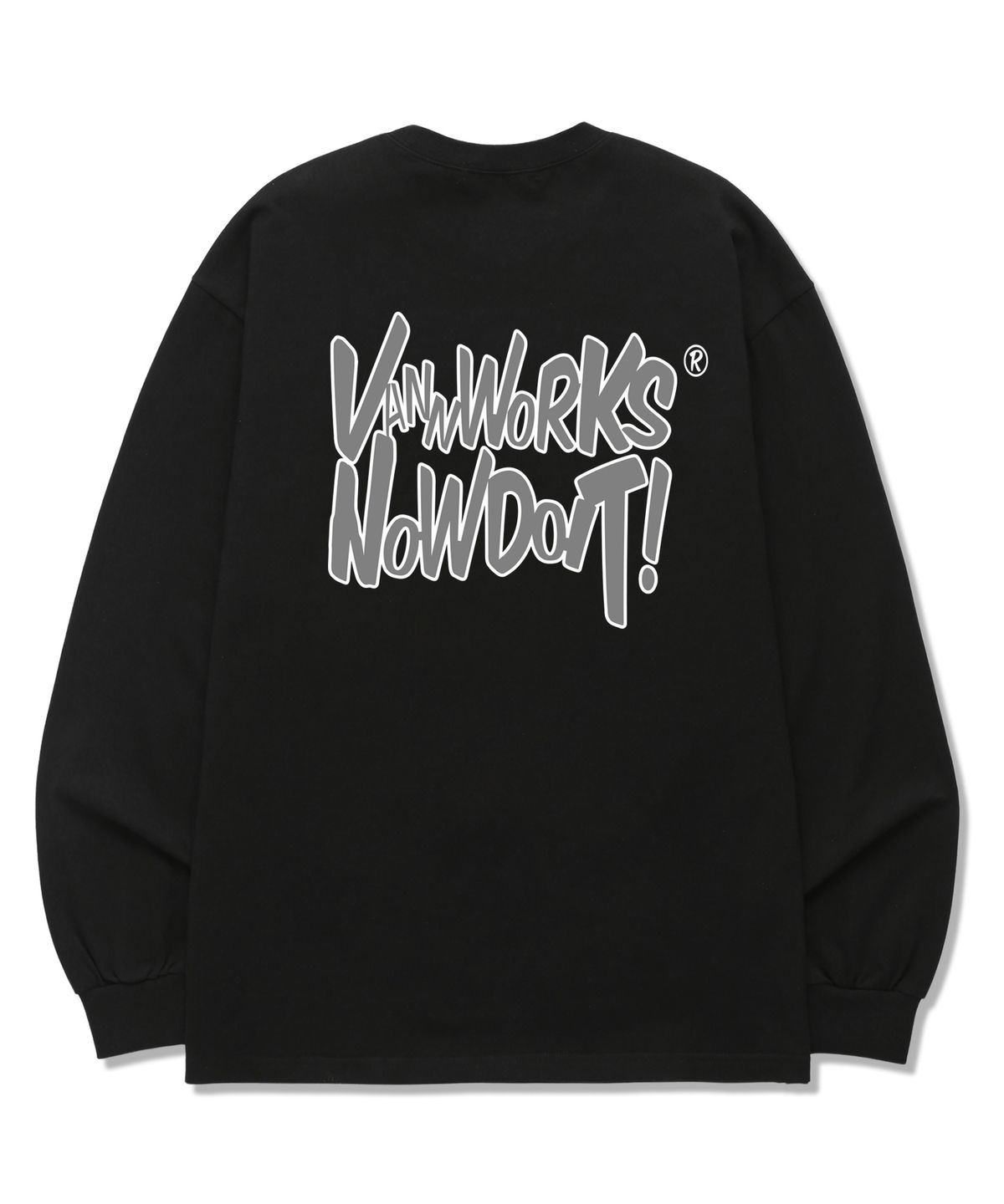밴웍스(VANNWORKS) NOW DOIT OUTLINE 롱슬리브 (VLS0084) 블랙