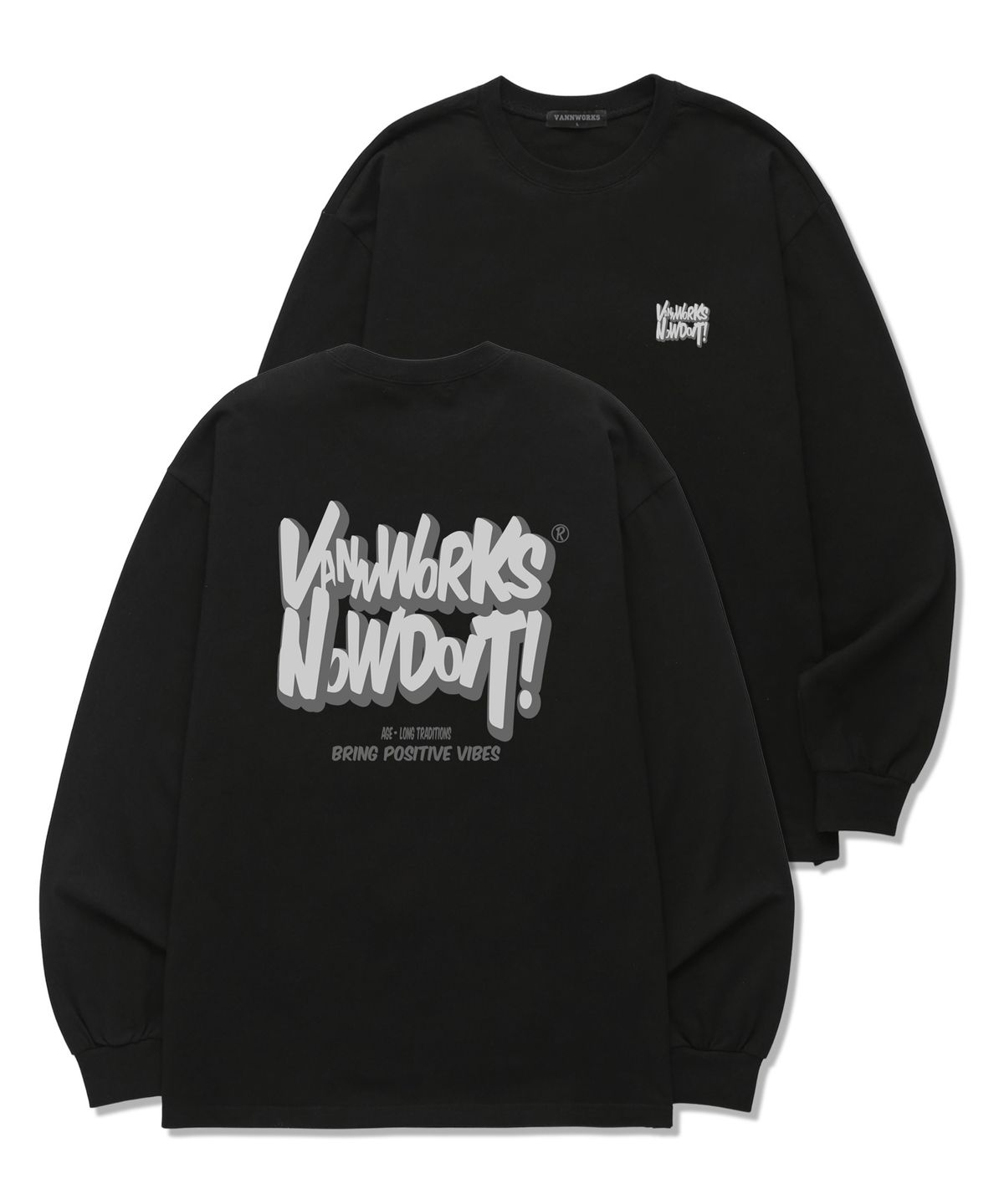 밴웍스(VANNWORKS) BRING NOW 롱슬리브 (VLS0086) 블랙