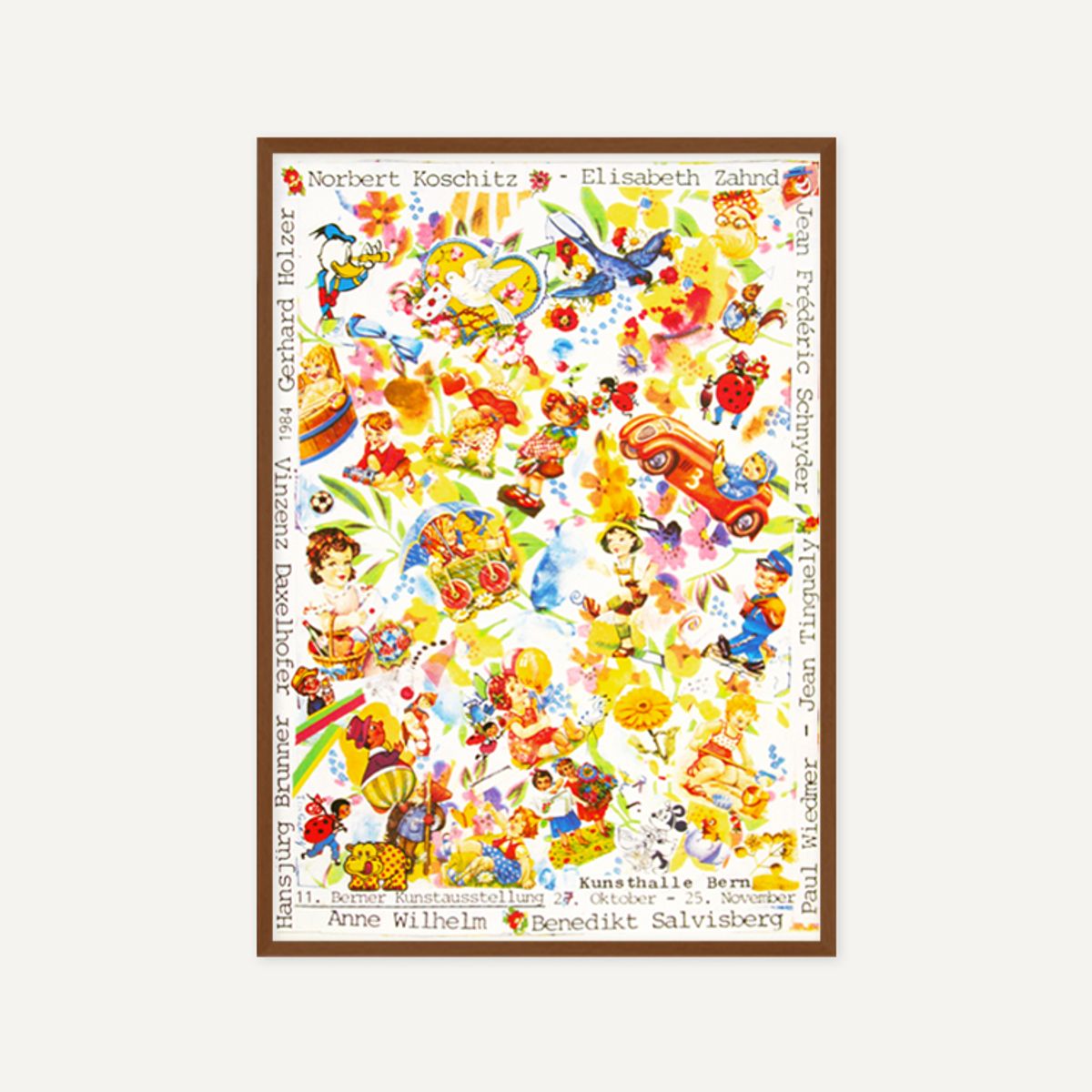 그릿시즌(GREET SEASON) 장 팅겔리 11. Berner Kunstausstellung, 1984 (액자 포함)