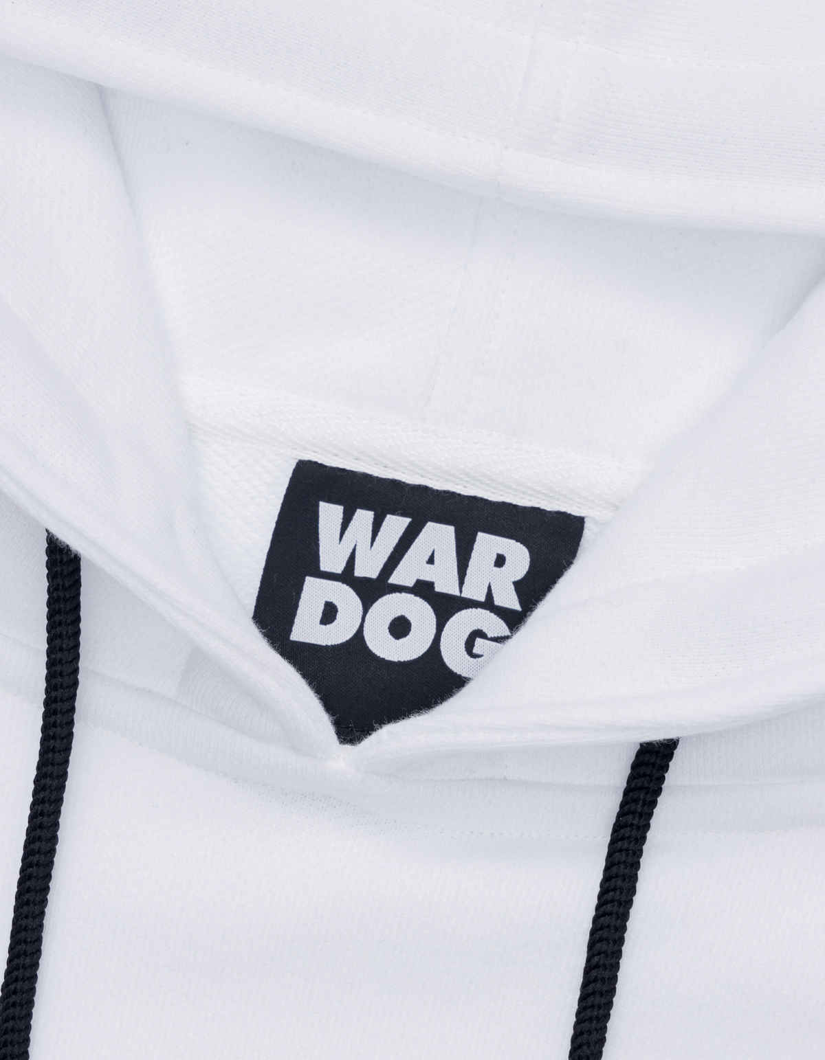 워독(WARDOG) 로고 패치 후디 화이트