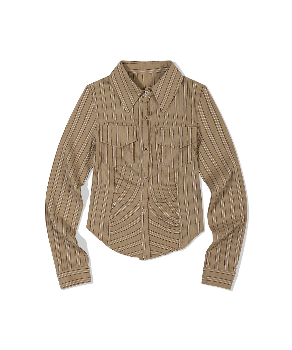 모아(MOAA) 섀도우 스트라이프 셔츠 (DESERT STRIPE)