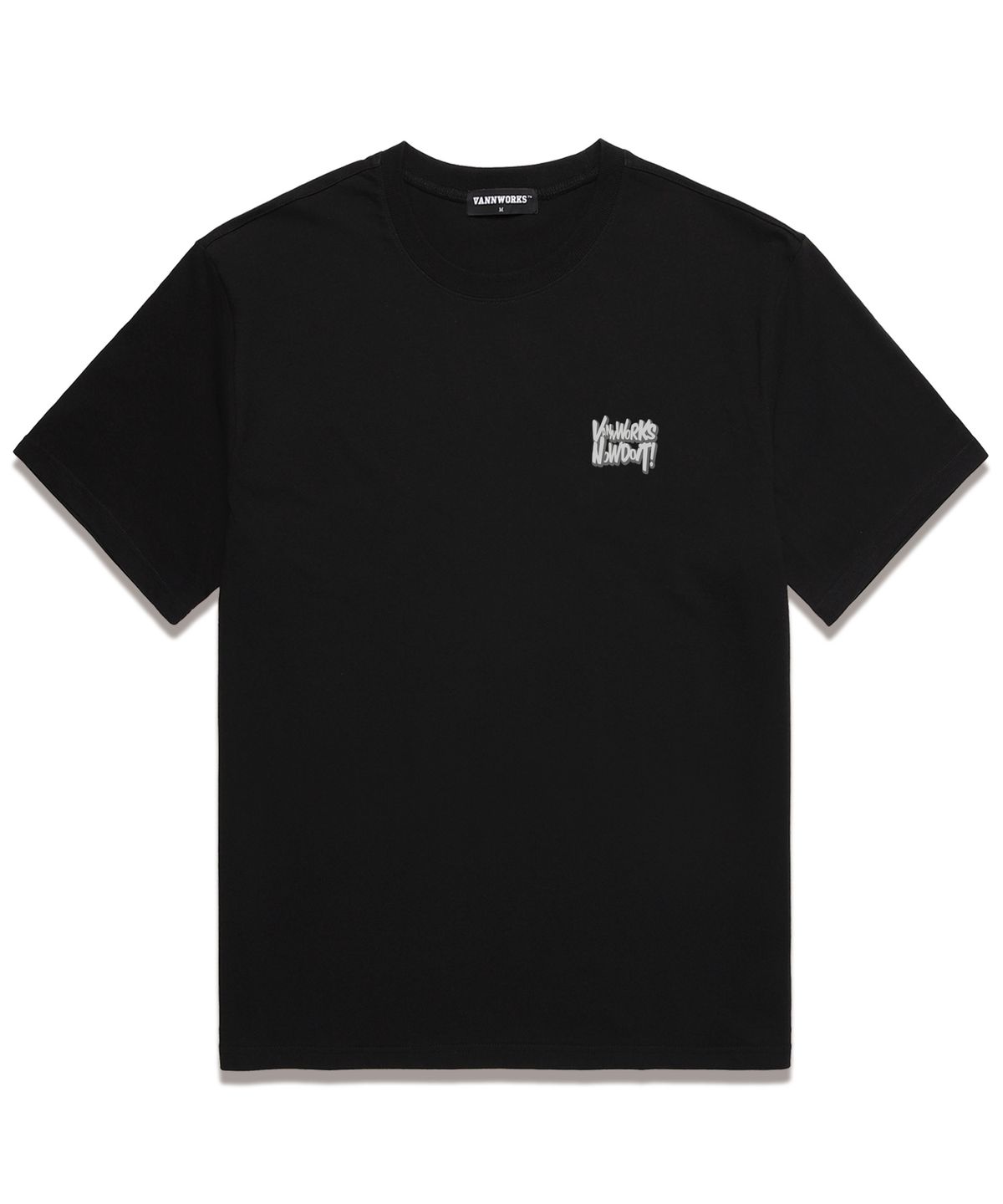 밴웍스(VANNWORKS) BRING NOW 오버핏 반팔 티셔츠 (VS0114) 블랙