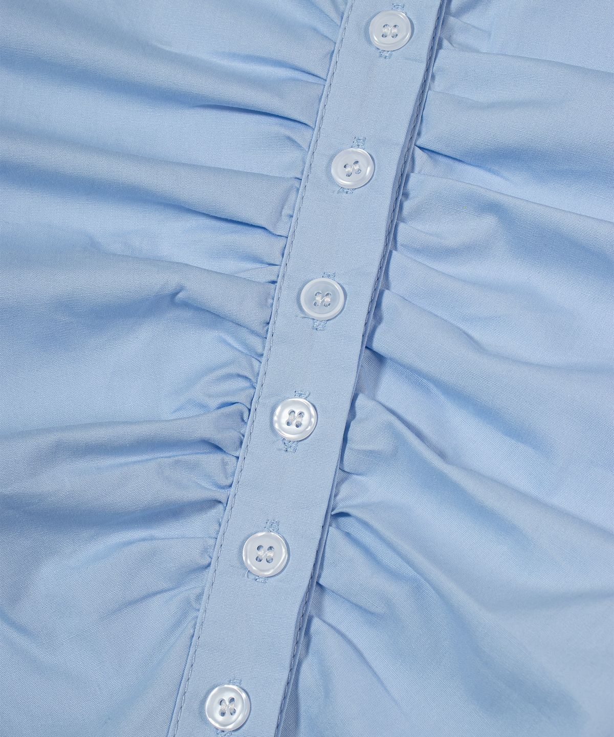 모아(MOAA) 루치드 웨이브 크롭 셔츠 (SKY BLUE)