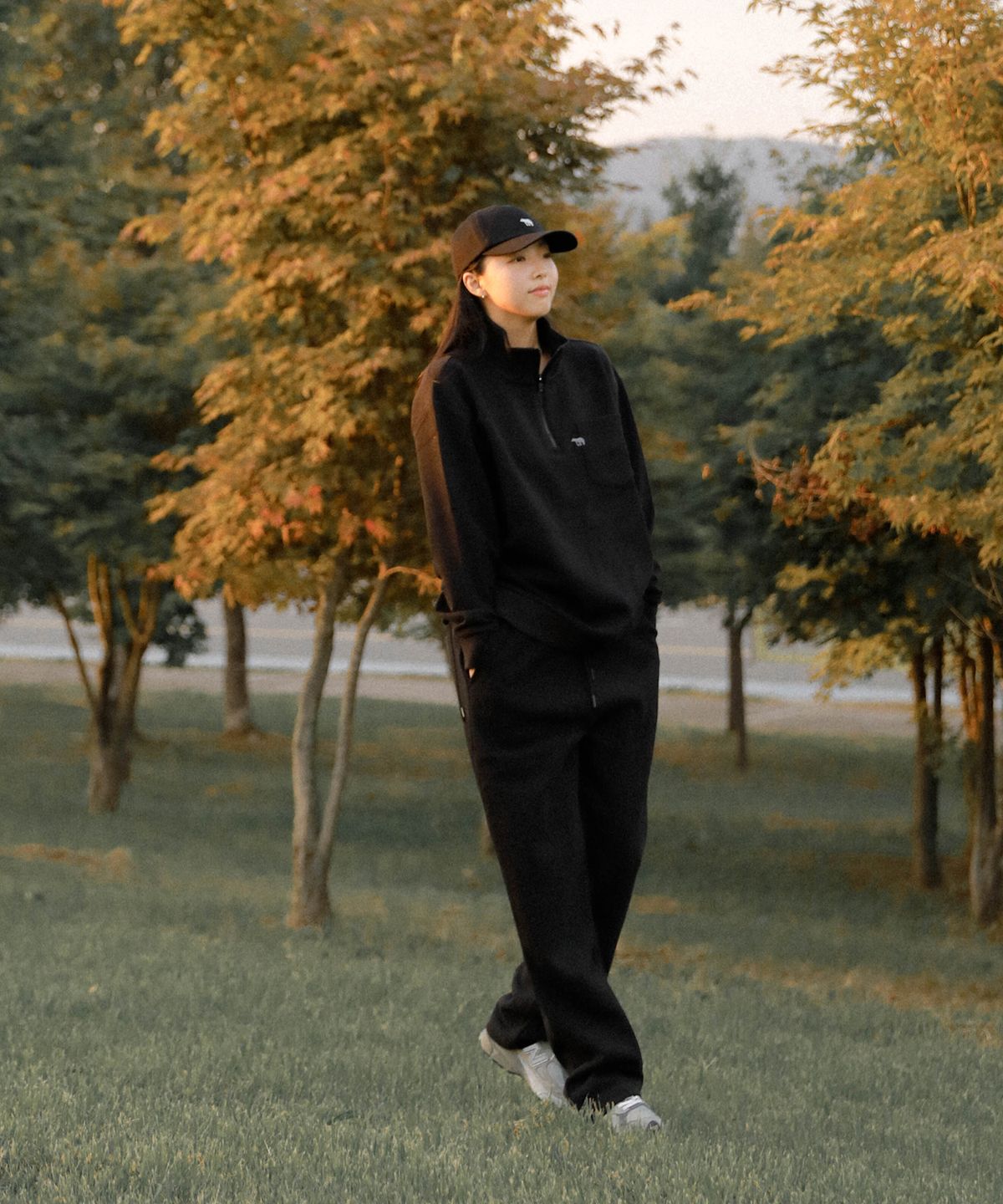 베어하우스(BEARHOUSE) 테란(Teran) PQ 하프집업_BK