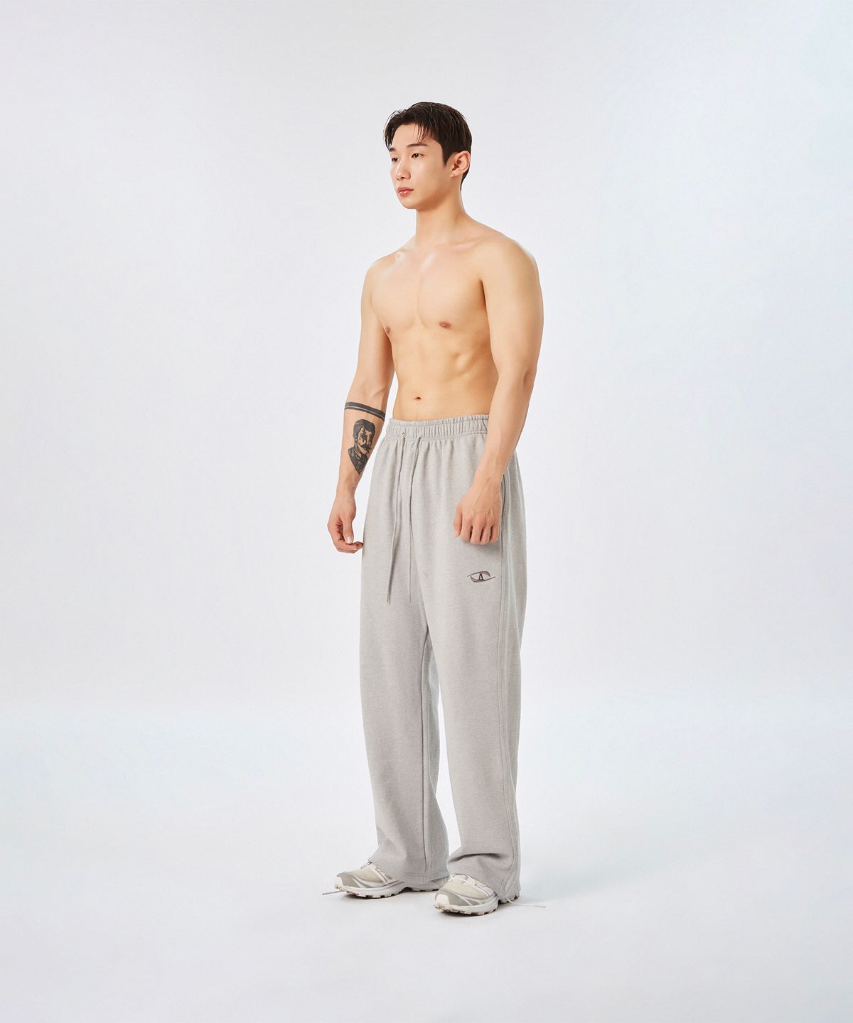 어드코어(ADCORE) ADCORE Small Logo Pants[Gray]