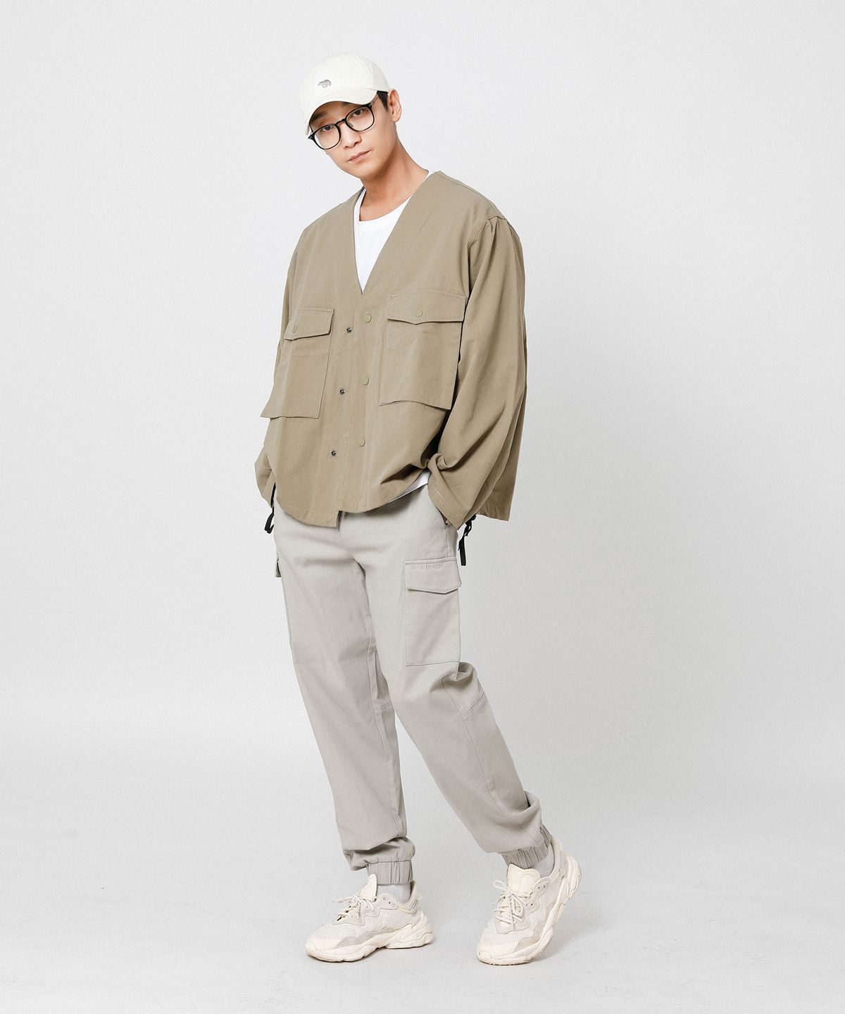 베어하우스(BEARHOUSE) 코트니(Cotny) 스트레치 조거팬츠_BG