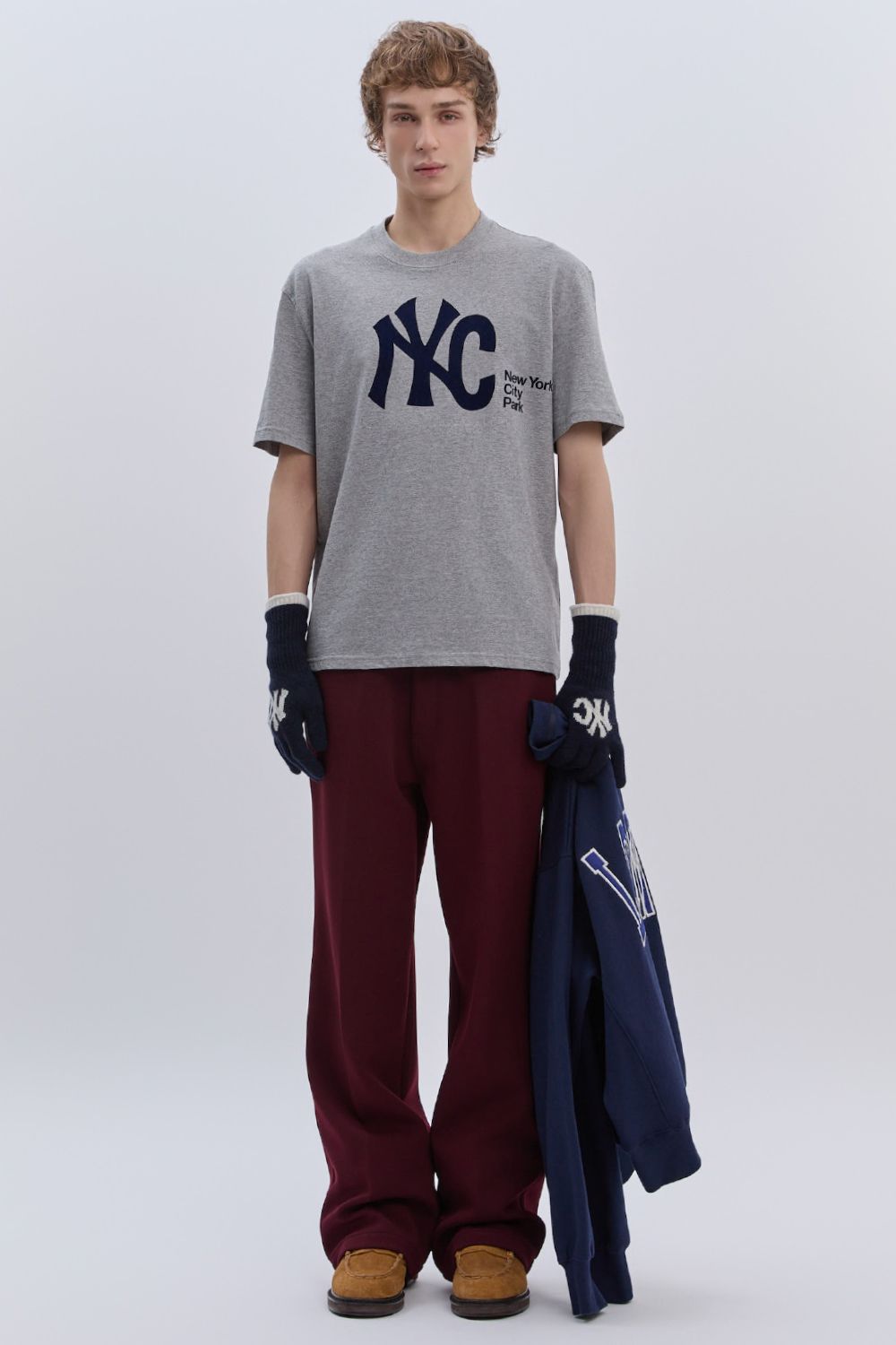 MUSINSA | NOHANT NYC SHORT SLEEVE T-SHIRT GRAY
