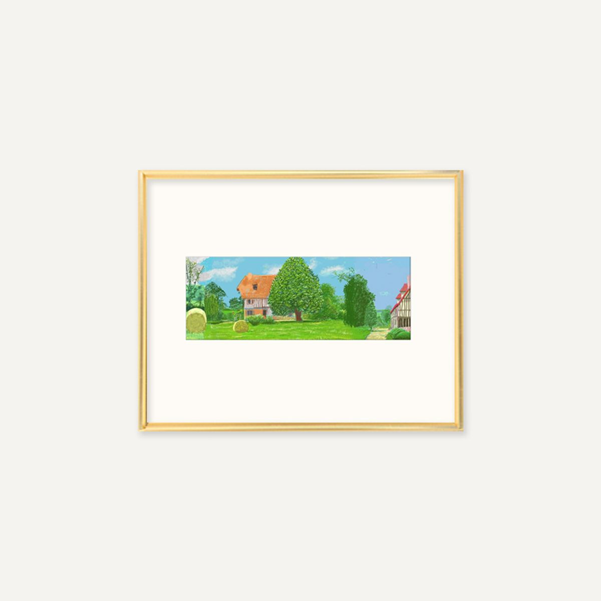 그릿시즌(GREET SEASON) 데이비드 호크니 A Year in Normandie_7 (액자 포함)