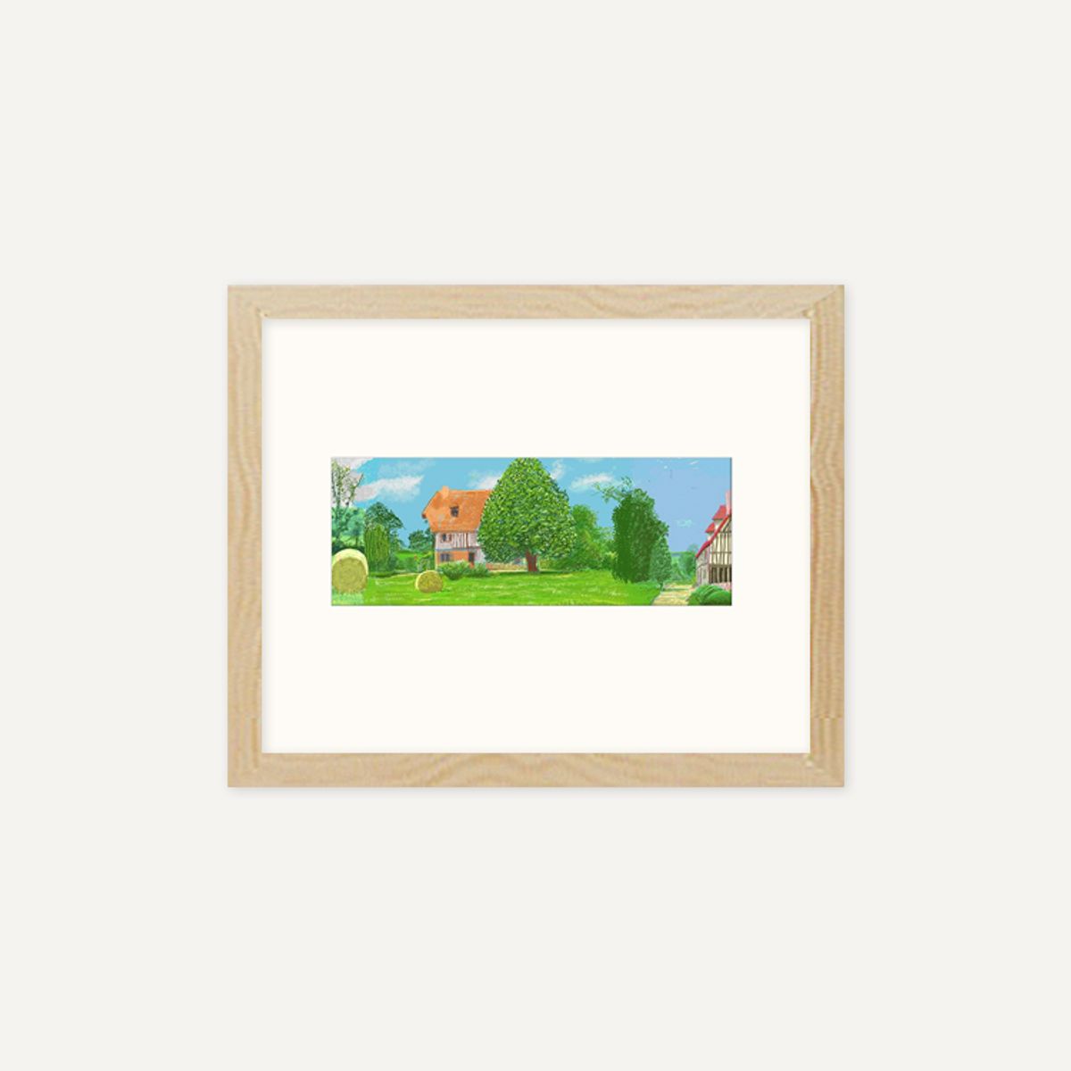 그릿시즌(GREET SEASON) 데이비드 호크니 A Year in Normandie_7 (액자 포함)