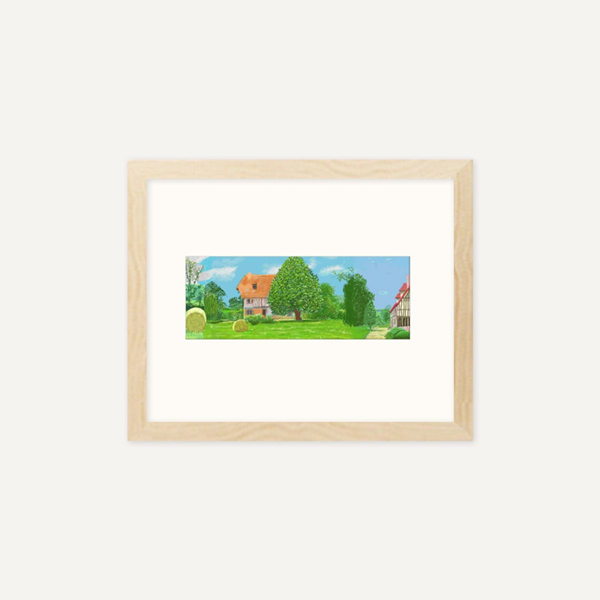 그릿시즌(GREET SEASON) 데이비드 호크니 A Year in Normandie_7 (액자 포함)