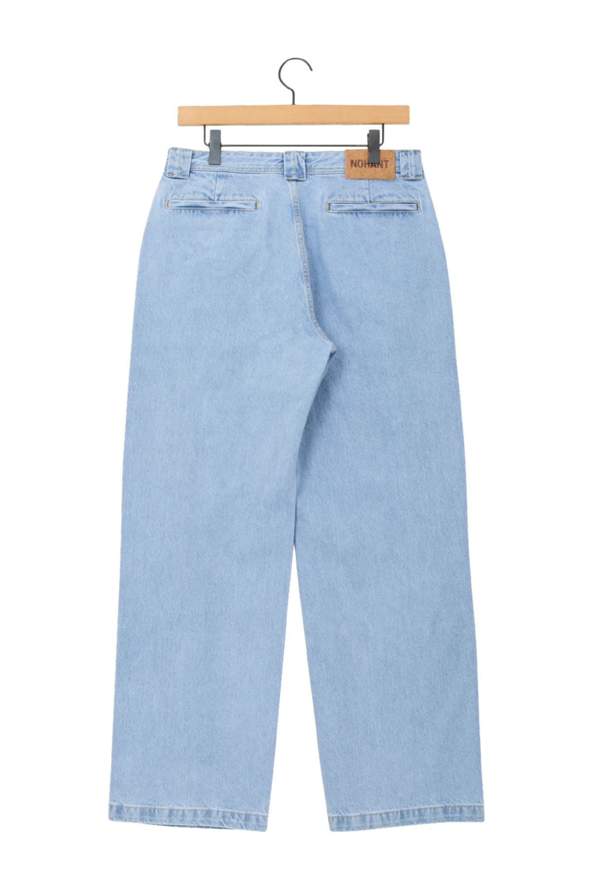 노앙(NOHANT) WASHED LOOSE FIT DENIM PANTS LIGHT BLUE