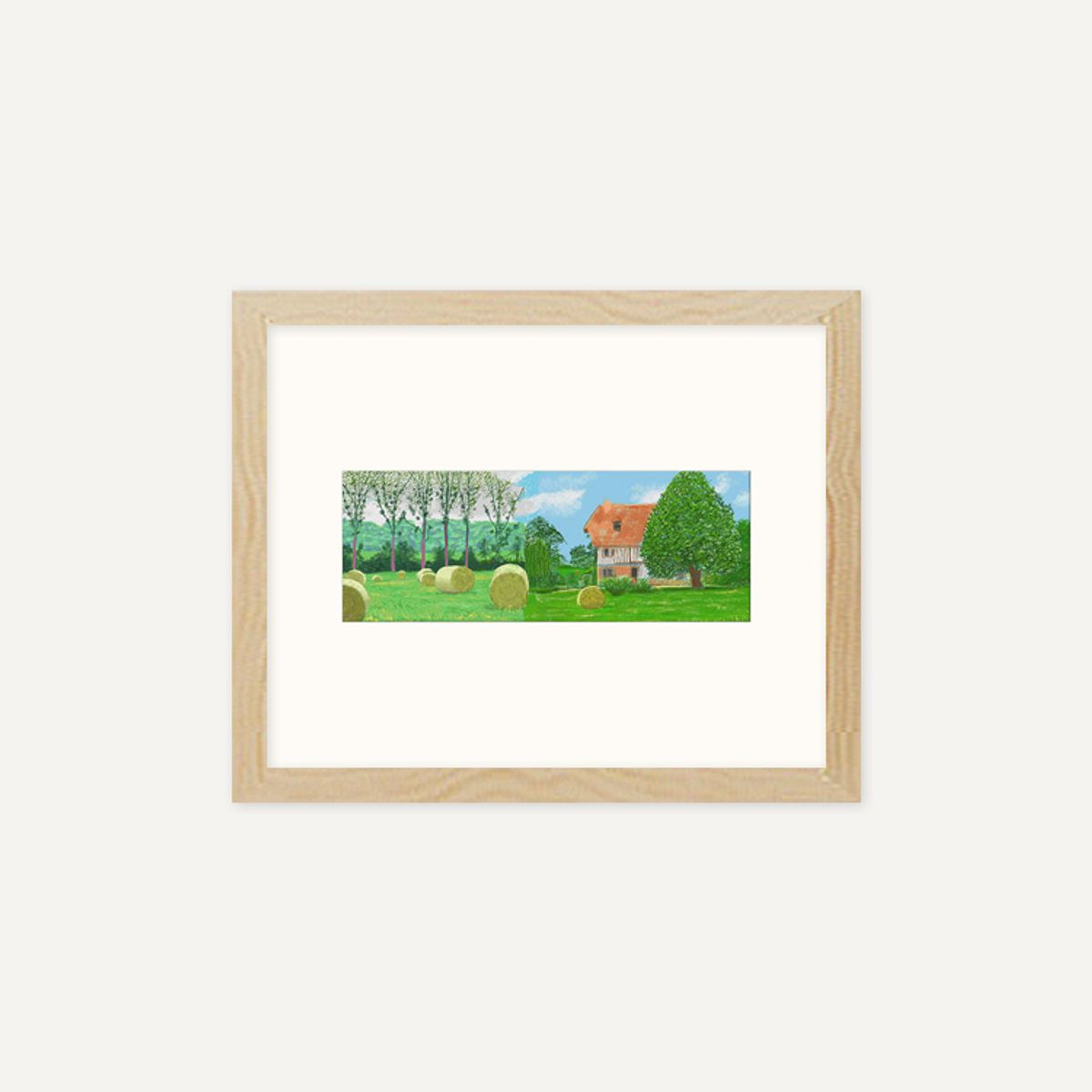 그릿시즌(GREET SEASON) 데이비드 호크니 A Year in Normandie_6 (액자 포함)