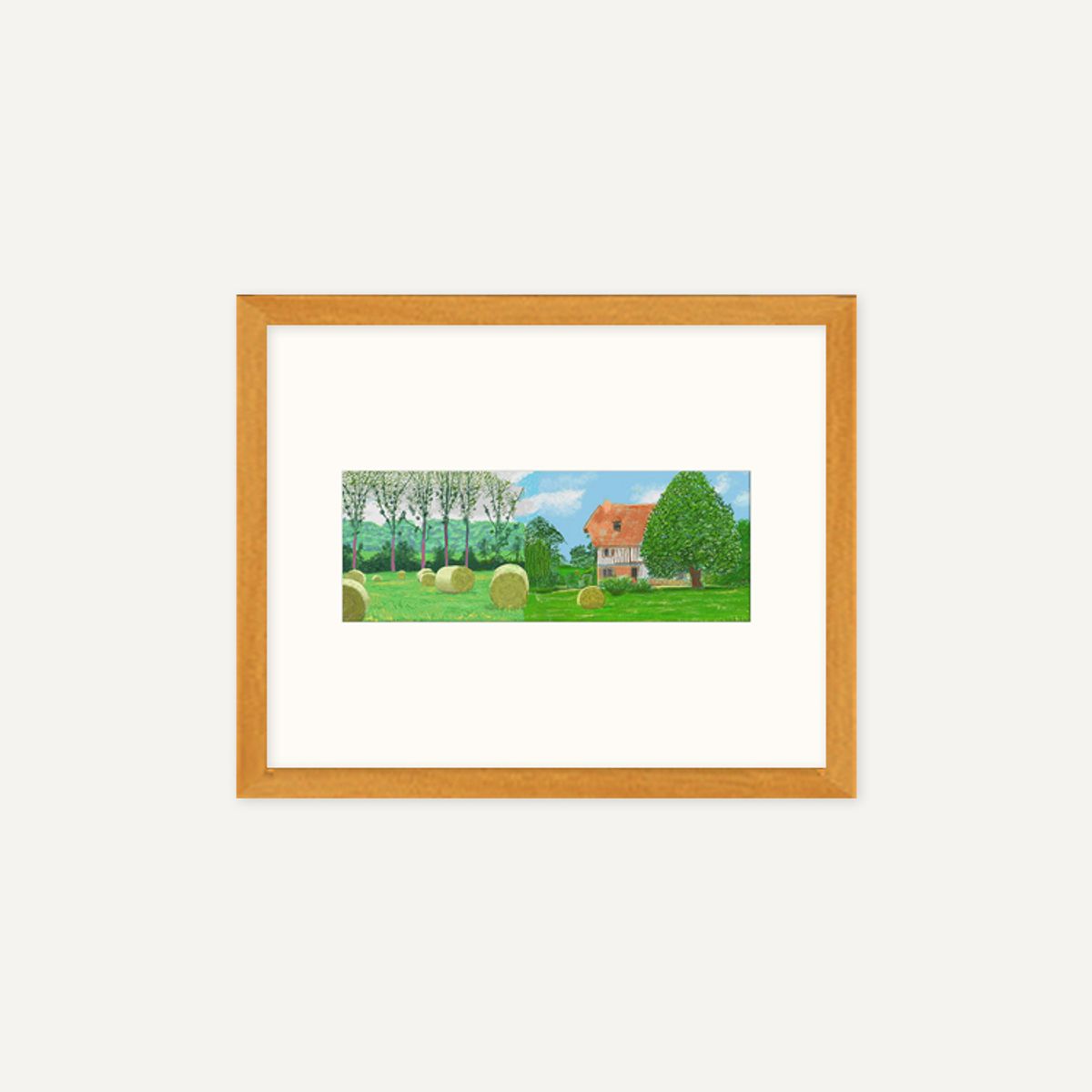 그릿시즌(GREET SEASON) 데이비드 호크니 A Year in Normandie_6 (액자 포함)