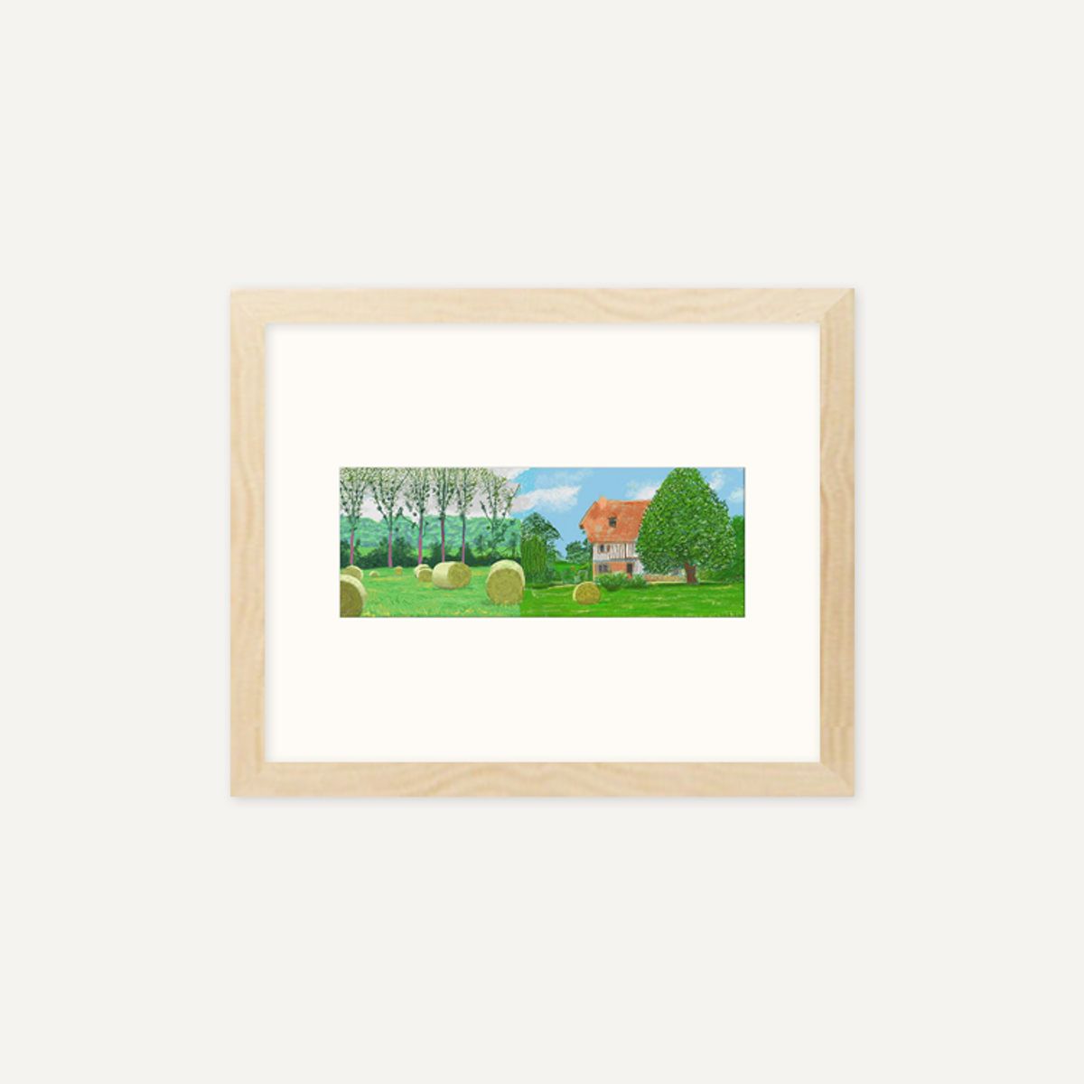 그릿시즌(GREET SEASON) 데이비드 호크니 A Year in Normandie_6 (액자 포함)