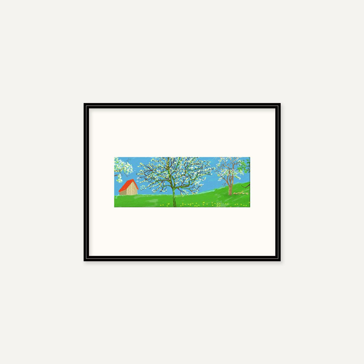 그릿시즌(GREET SEASON) 데이비드 호크니 A Year in Normandie_2 (액자 포함)