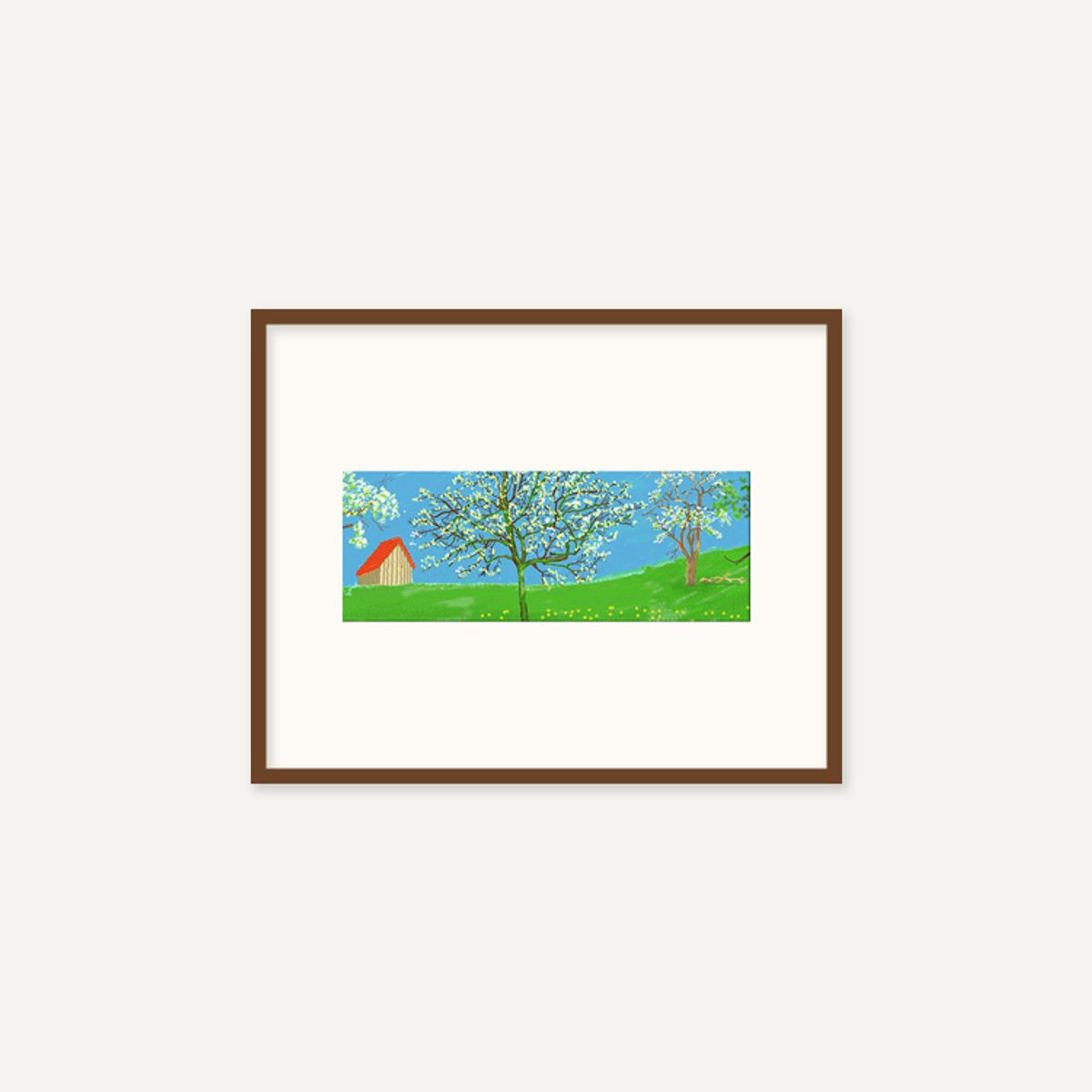 그릿시즌(GREET SEASON) 데이비드 호크니 A Year in Normandie_2 (액자 포함)