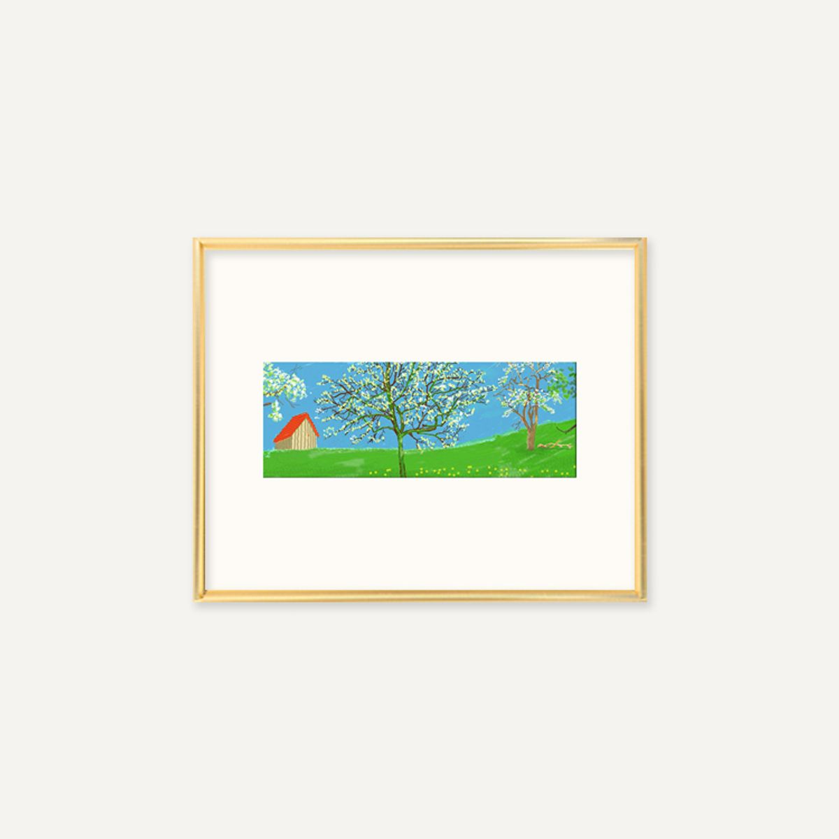 그릿시즌(GREET SEASON) 데이비드 호크니 A Year in Normandie_2 (액자 포함)
