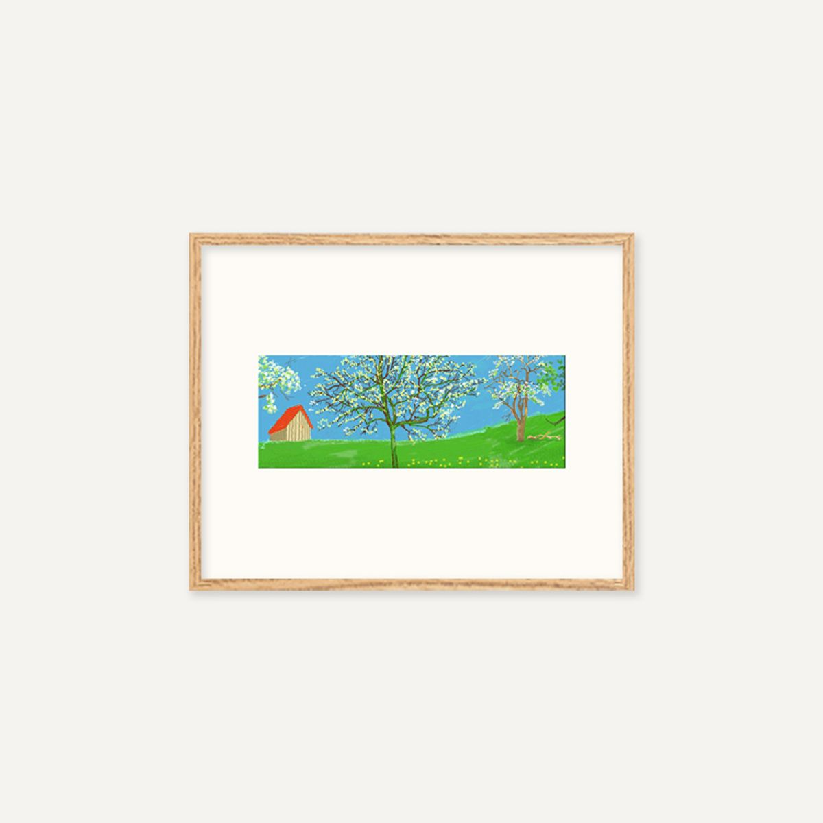그릿시즌(GREET SEASON) 데이비드 호크니 A Year in Normandie_2 (액자 포함)