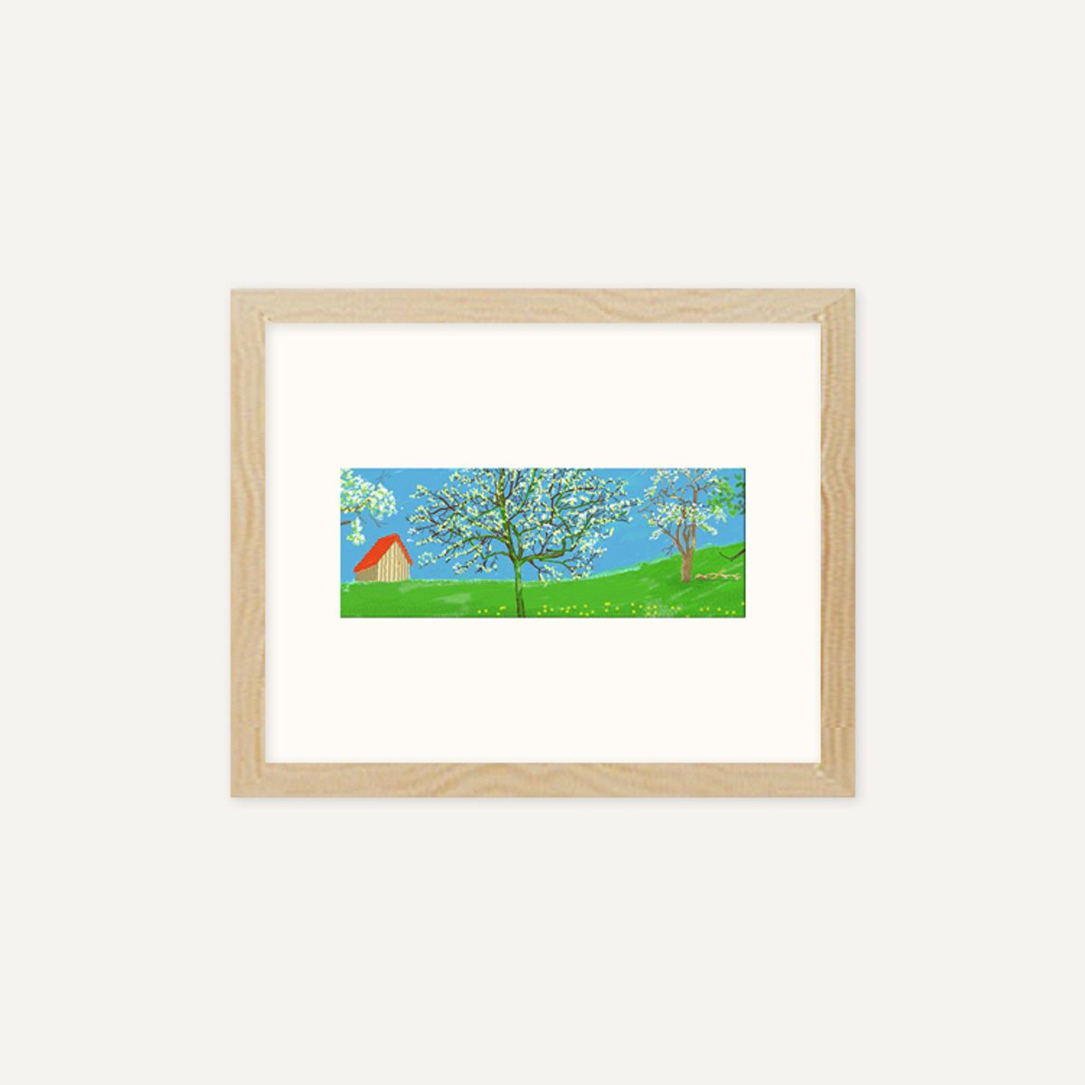 그릿시즌(GREET SEASON) 데이비드 호크니 A Year in Normandie_2 (액자 포함)
