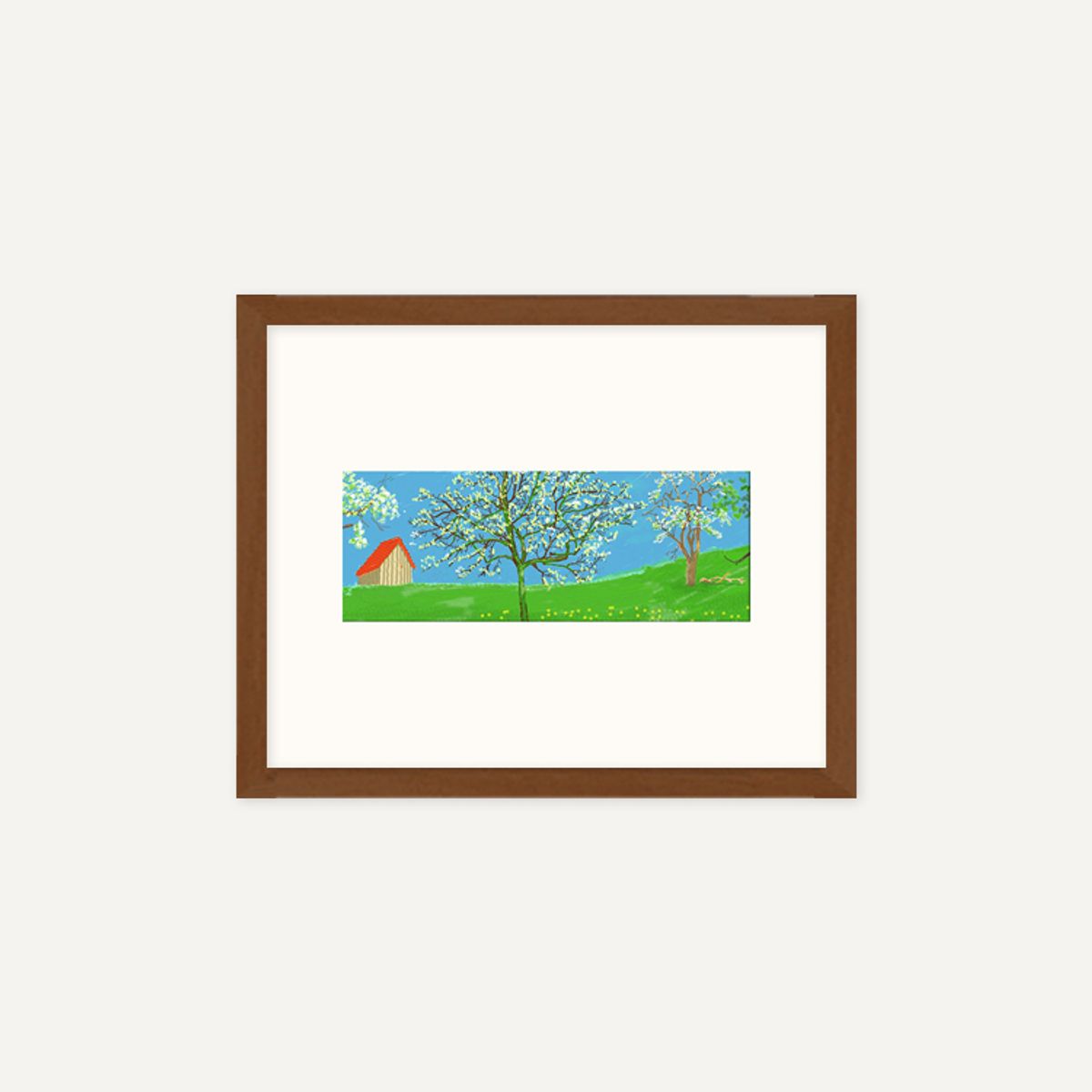 그릿시즌(GREET SEASON) 데이비드 호크니 A Year in Normandie_2 (액자 포함)