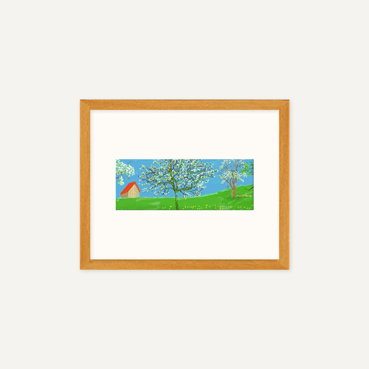 그릿시즌(GREET SEASON) 데이비드 호크니 A Year in Normandie_2 (액자 포함)