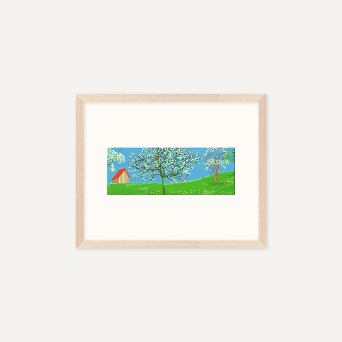 그릿시즌(GREET SEASON) 데이비드 호크니 A Year in Normandie_2 (액자 포함)