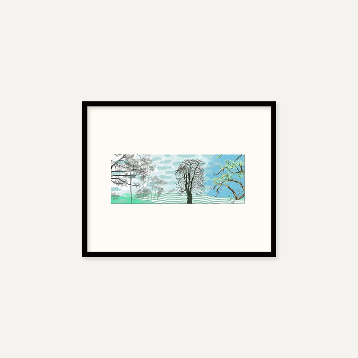 그릿시즌(GREET SEASON) 데이비드 호크니 A Year in Normandie_1 (액자 포함)