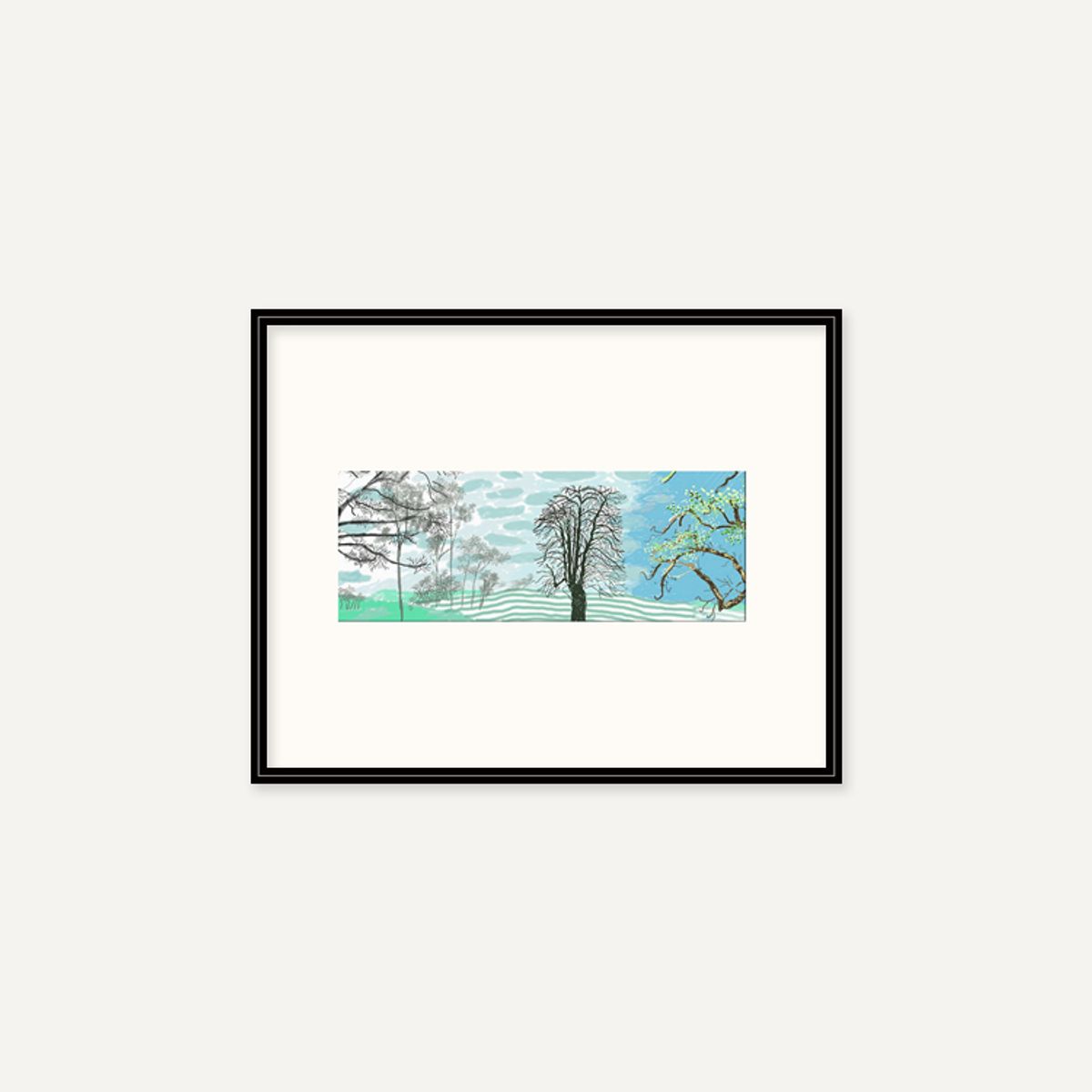 그릿시즌(GREET SEASON) 데이비드 호크니 A Year in Normandie_1 (액자 포함)