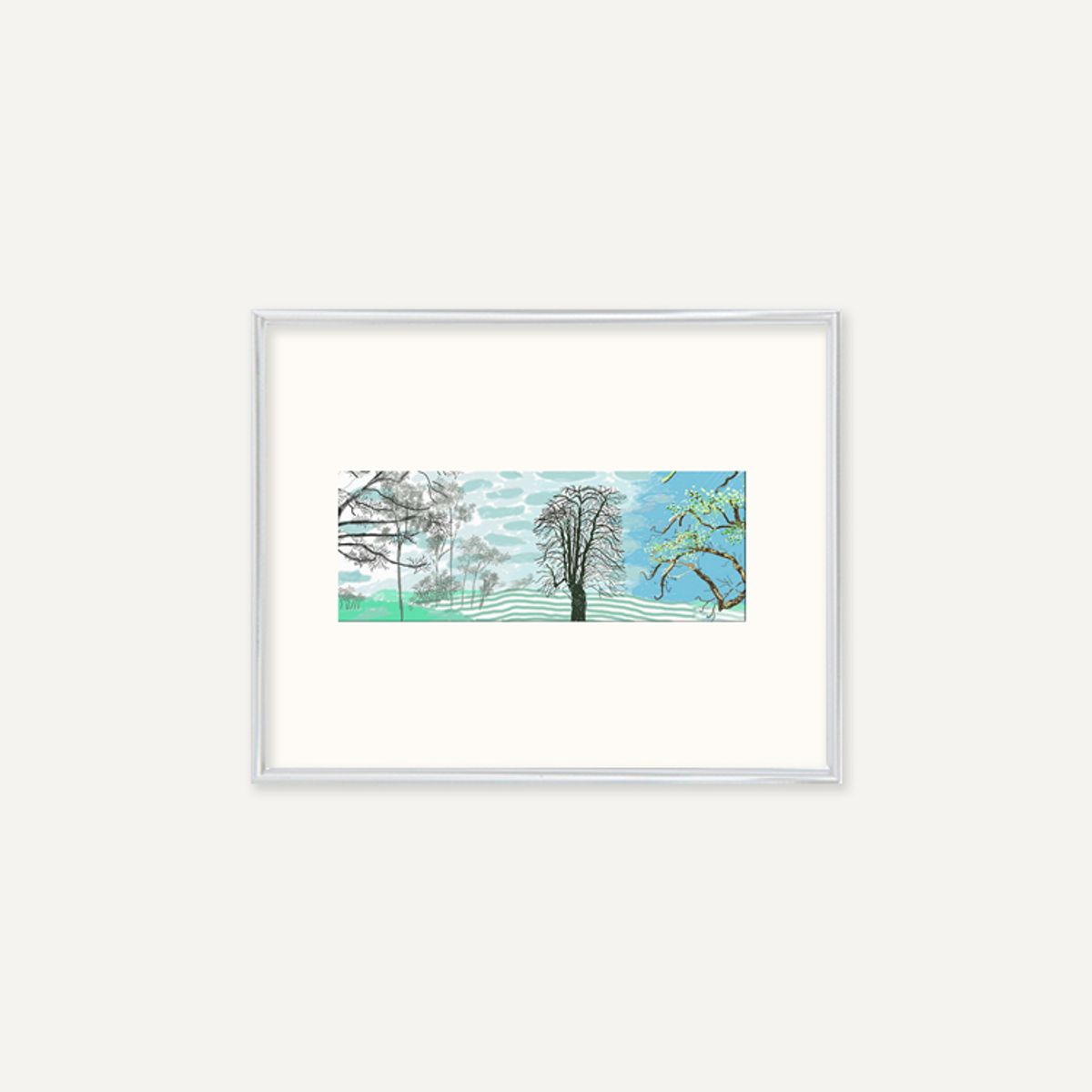 그릿시즌(GREET SEASON) 데이비드 호크니 A Year in Normandie_1 (액자 포함)
