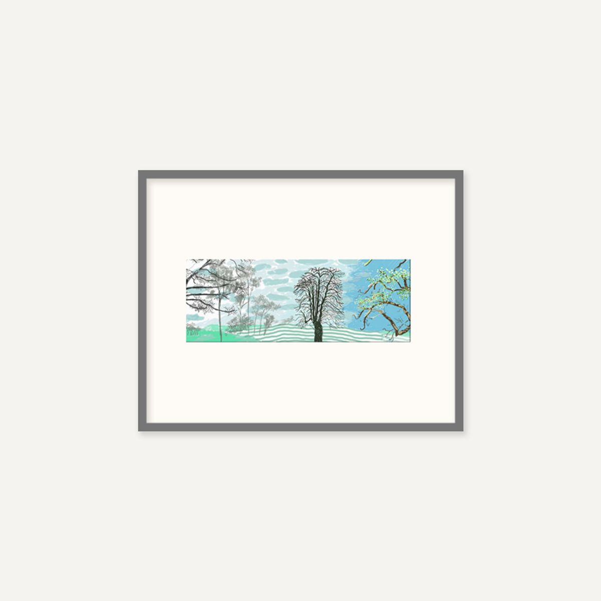 그릿시즌(GREET SEASON) 데이비드 호크니 A Year in Normandie_1 (액자 포함)
