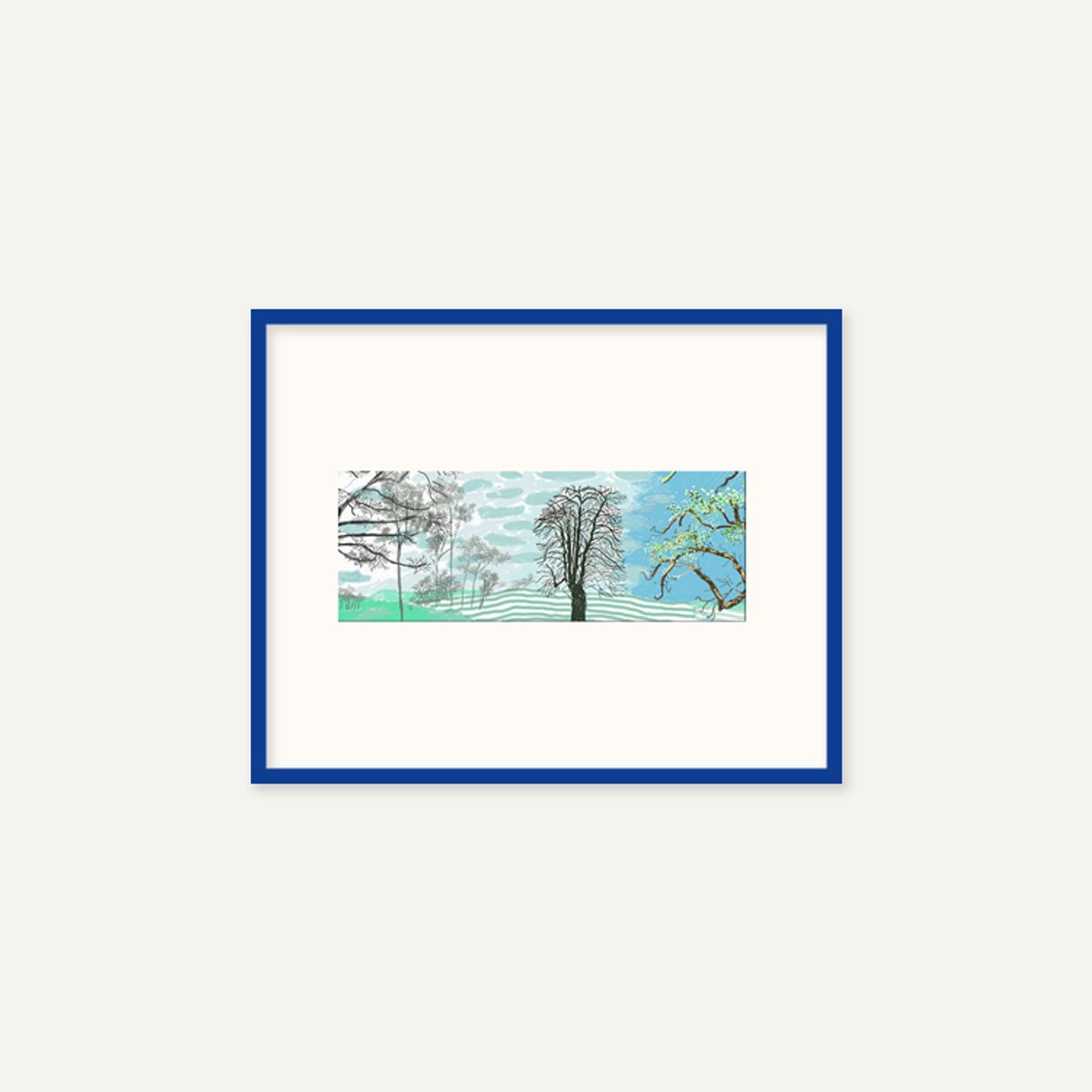 그릿시즌(GREET SEASON) 데이비드 호크니 A Year in Normandie_1 (액자 포함)