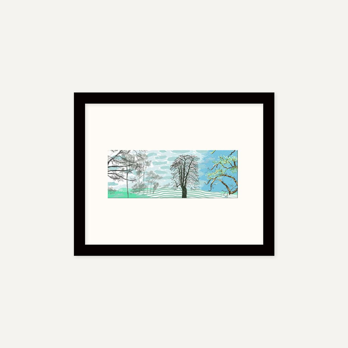 그릿시즌(GREET SEASON) 데이비드 호크니 A Year in Normandie_1 (액자 포함)