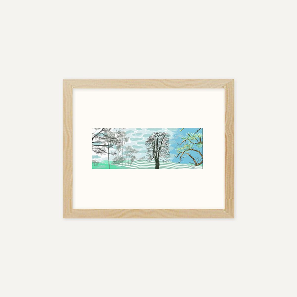 그릿시즌(GREET SEASON) 데이비드 호크니 A Year in Normandie_1 (액자 포함)