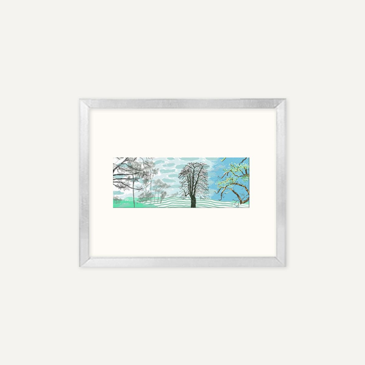 그릿시즌(GREET SEASON) 데이비드 호크니 A Year in Normandie_1 (액자 포함)