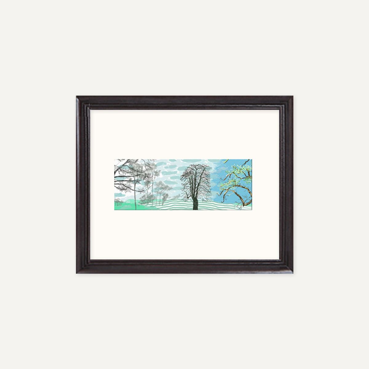그릿시즌(GREET SEASON) 데이비드 호크니 A Year in Normandie_1 (액자 포함)