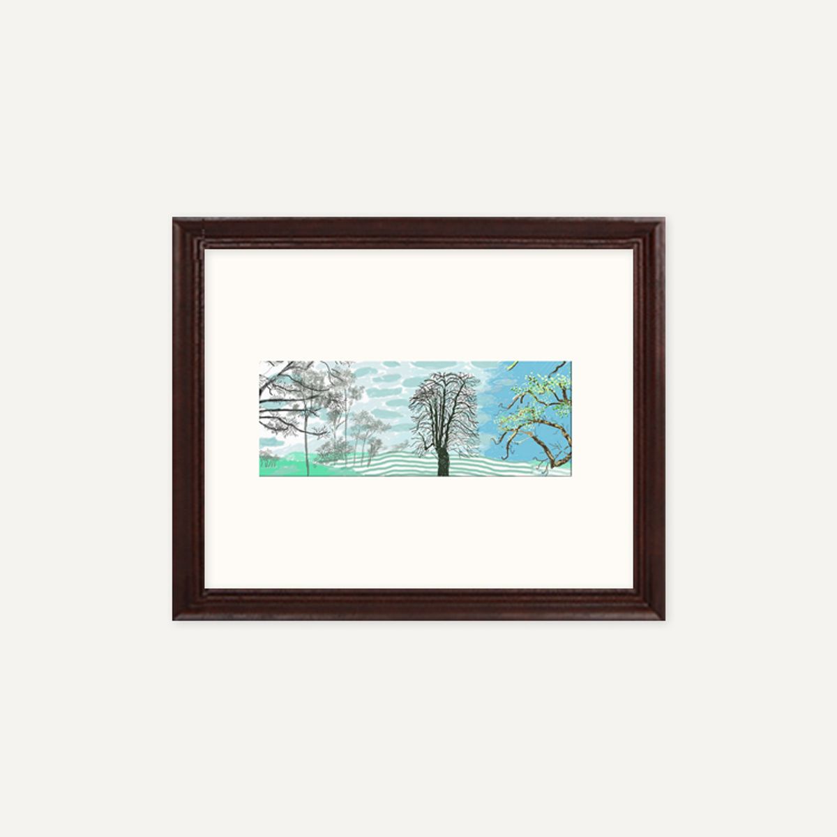 그릿시즌(GREET SEASON) 데이비드 호크니 A Year in Normandie_1 (액자 포함)