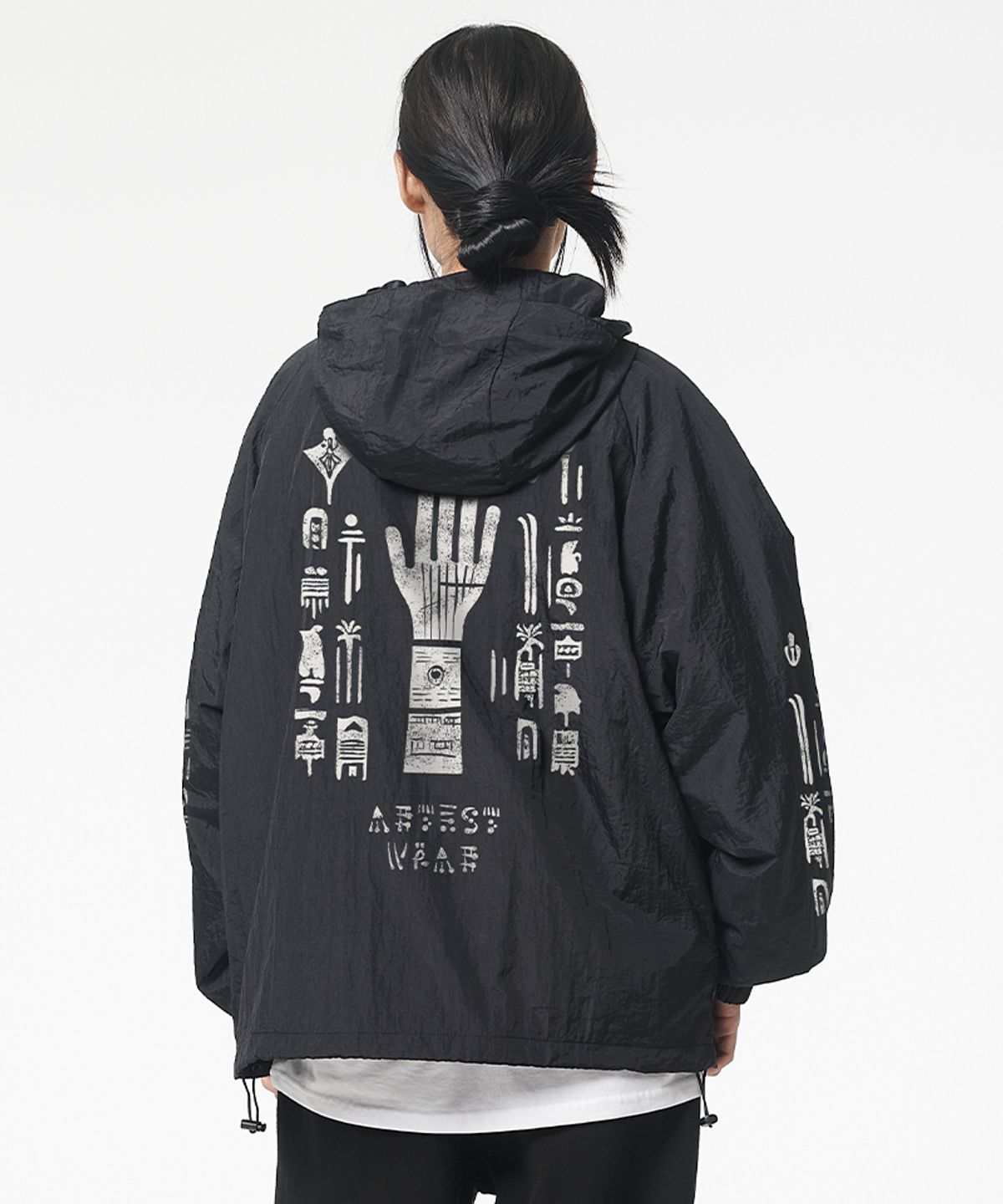 아티스트웨어(ARTISTWEAR) [ATW] 히에로글리프 후드 바람막이